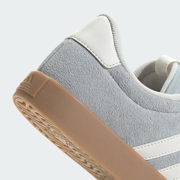 adidas VL Court 3.0 Women's Shoes, Size: 5.5, Gray Off White Gum Product Image
