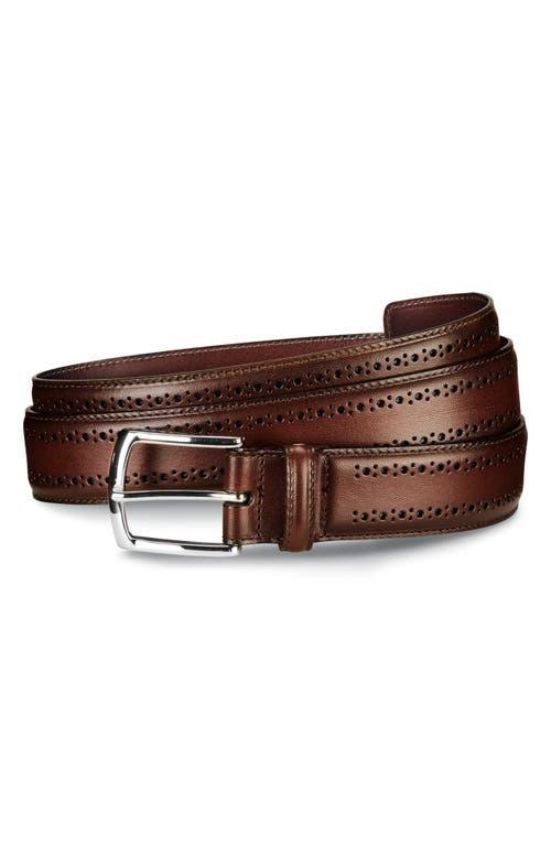 Allen Edmonds Mens Manistee Burnished Leather Belt Product Image