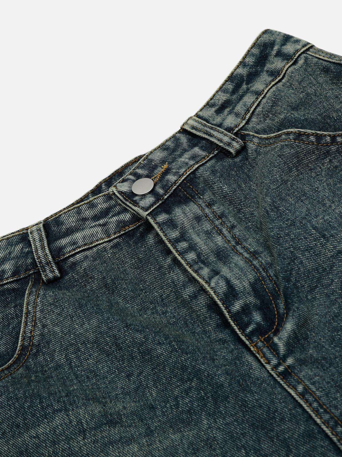Aelfric Eden Pearl Embellished Baggy Longline Jorts Product Image