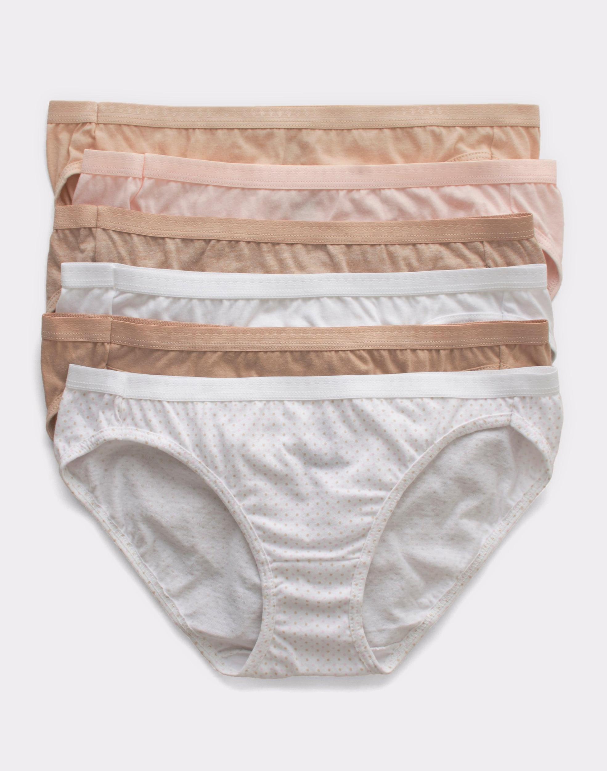 Hanes Ultimate Womens Breathable Cotton Bikini Underwear 6-Pack 42H6CC Product Image