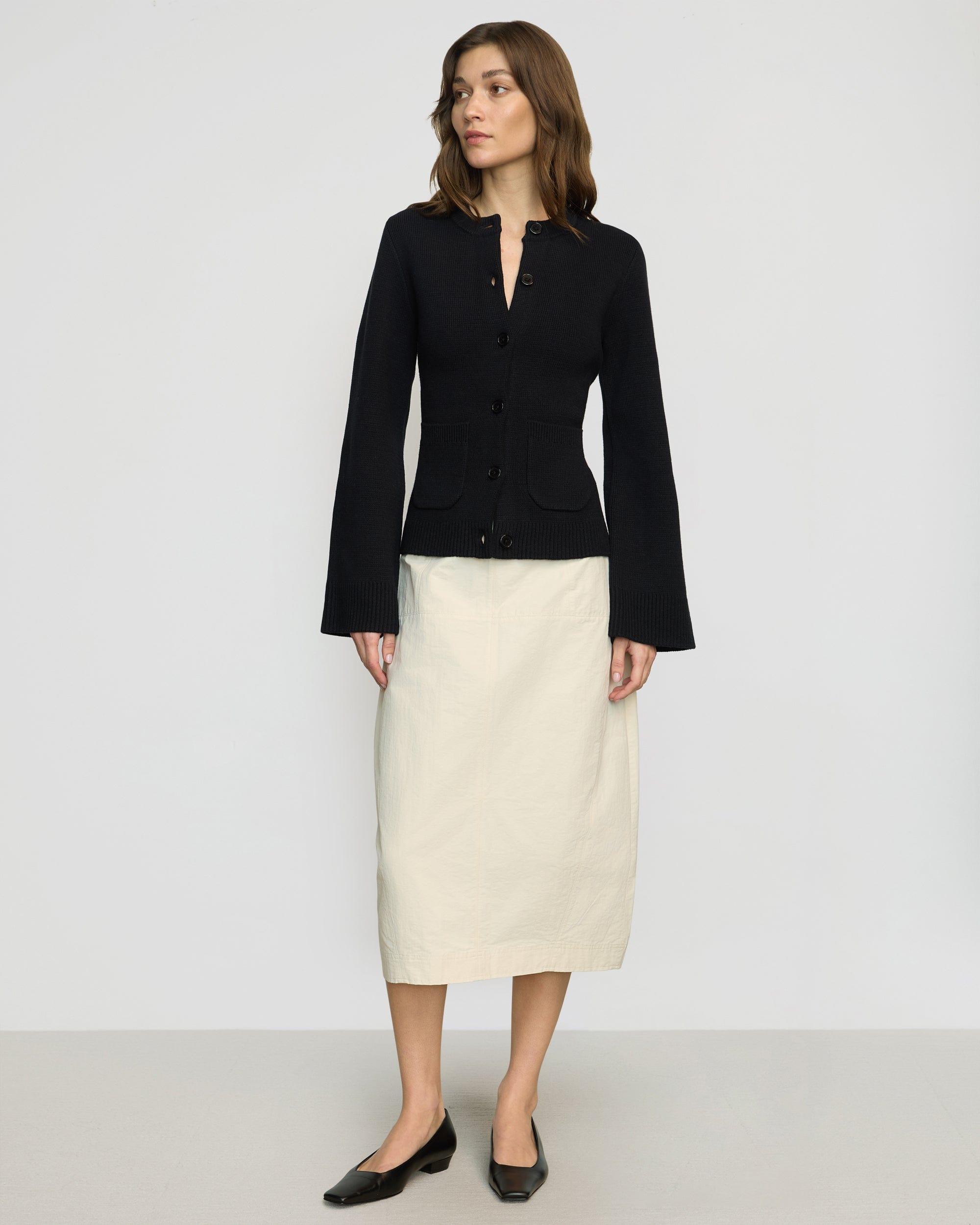 Eames Organic Cotton-Wool Button Cardigan Product Image