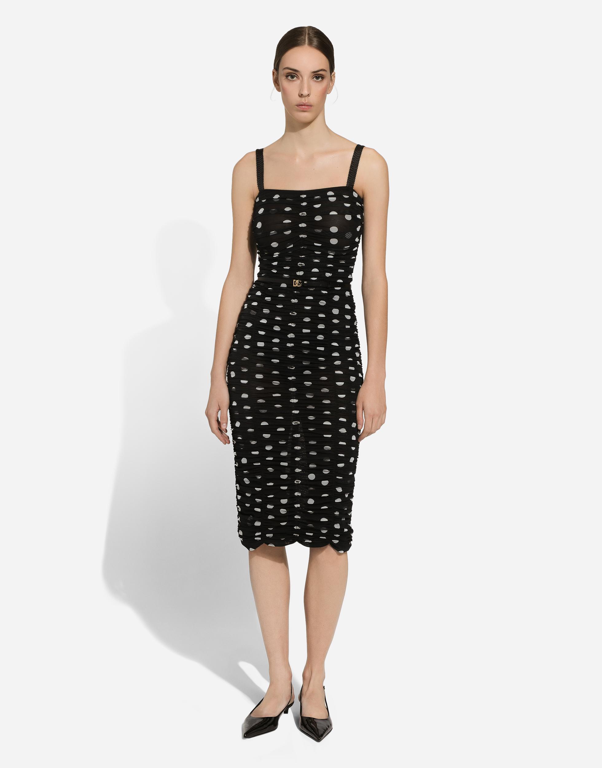 DOLCE & GABBANA Women Abito Mambo Italiano In Black Product Image