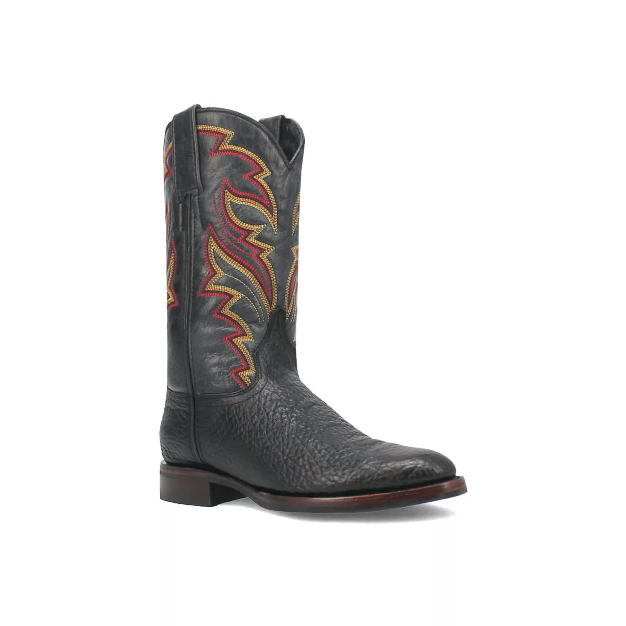 Dingo Young Gun Men's Leather Boots, Size: 11 Wide, Black Product Image