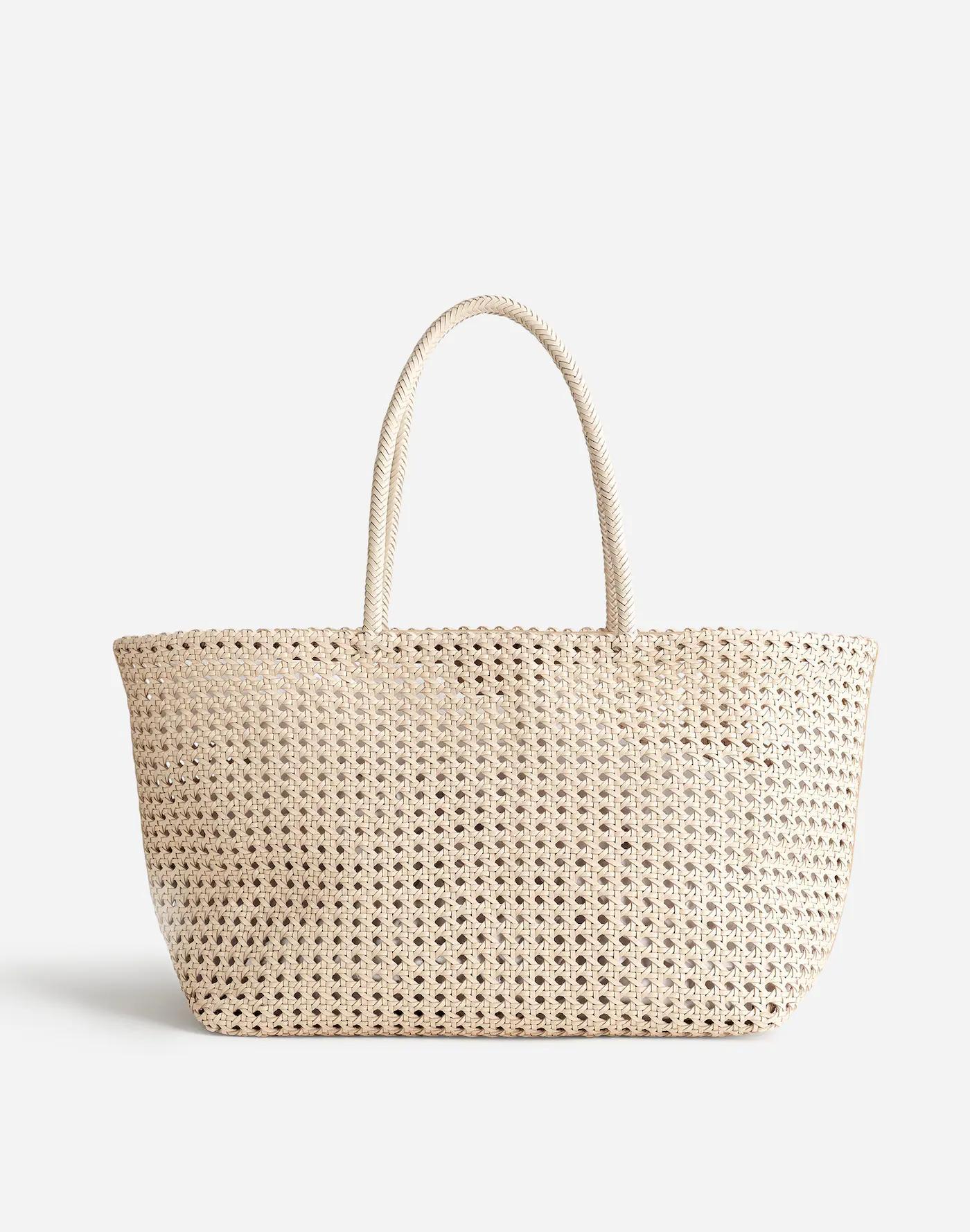 The Handwoven Cane Tote Product Image