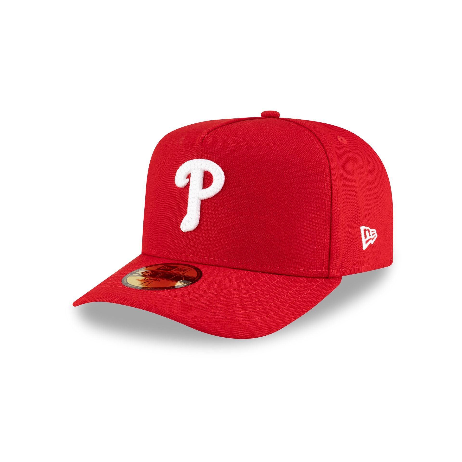 Philadelphia Phillies Script Safety Pin 59FIFTY A-Frame Fitted Hat Male Product Image