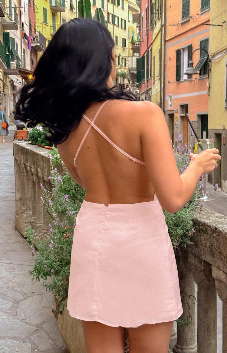 Fleurette Pink Mini Dress Product Image