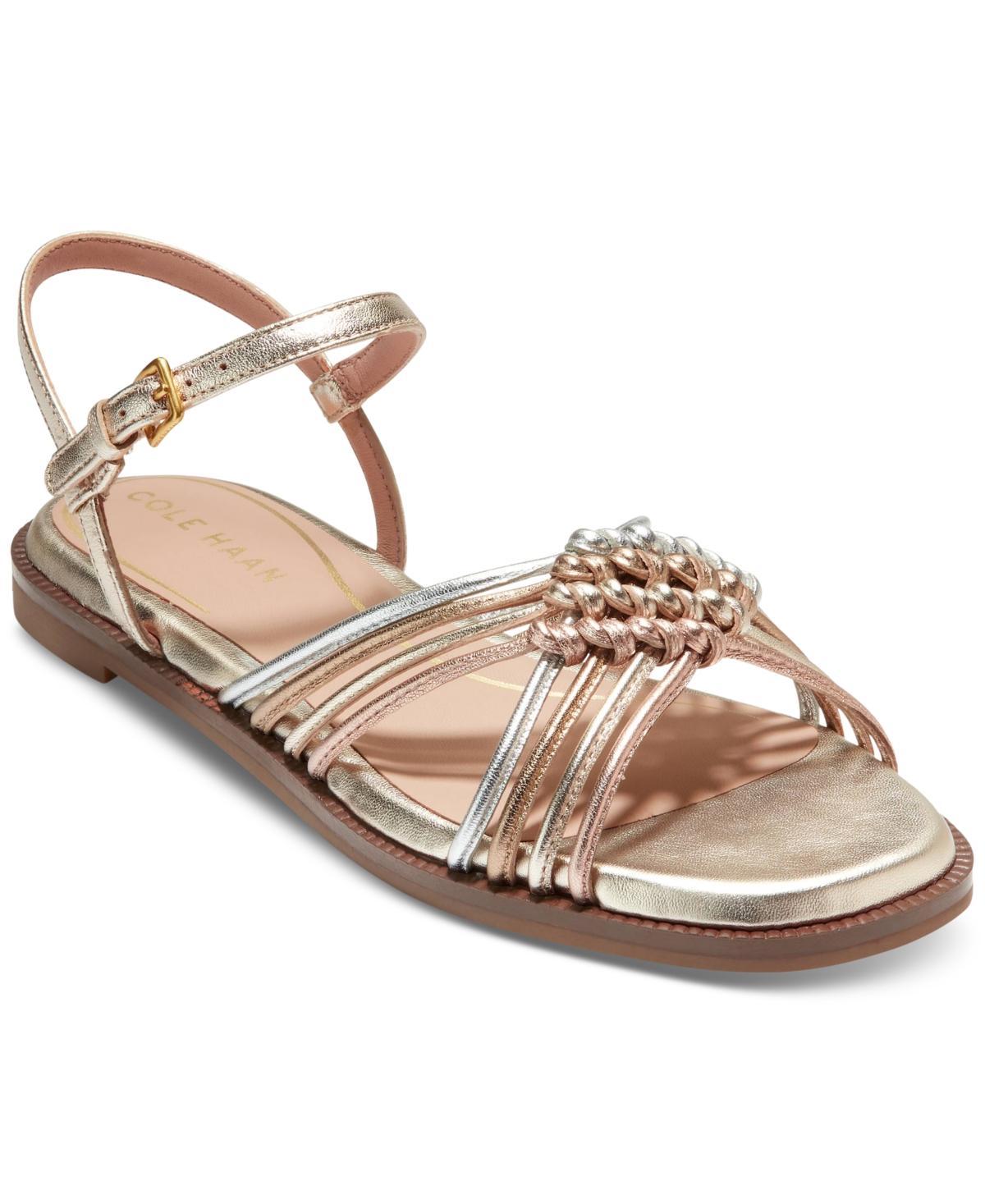 Cole Haan Jitney Knot Sandals (Soft /Silver/Rose Talca) Women's Sandals Product Image