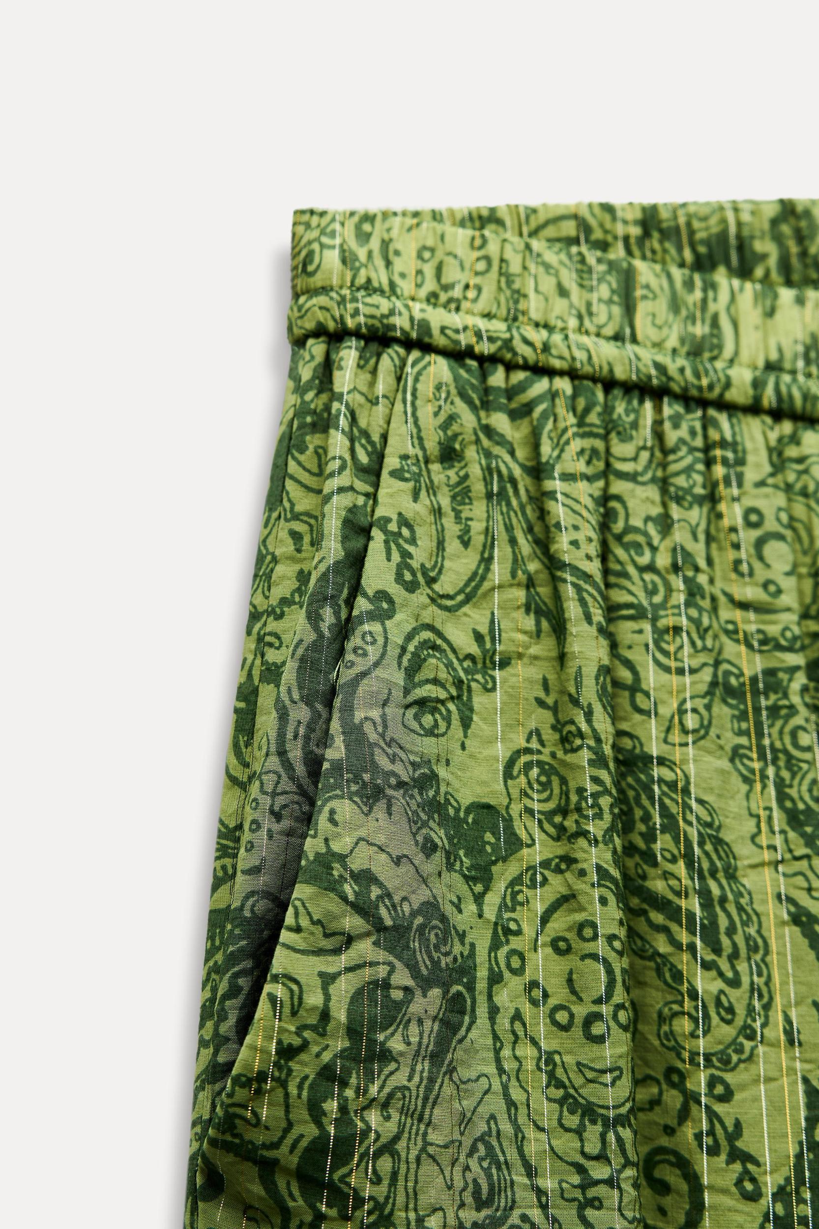 PRINTED SHIRT WITH METALLIC THREAD Product Image