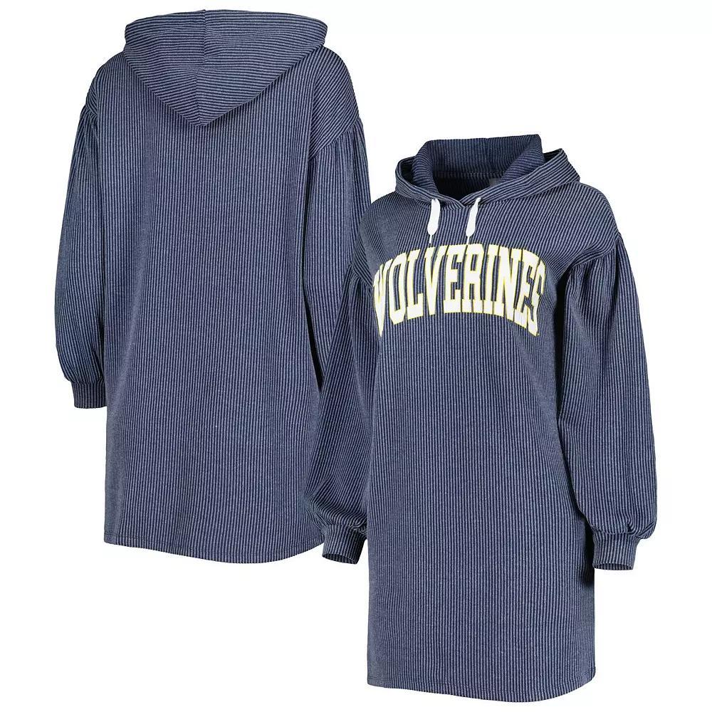 Womens Gameday Couture Michigan Wolverines Game Winner Vintage Wash Tri-Blend Dress Blue Product Image