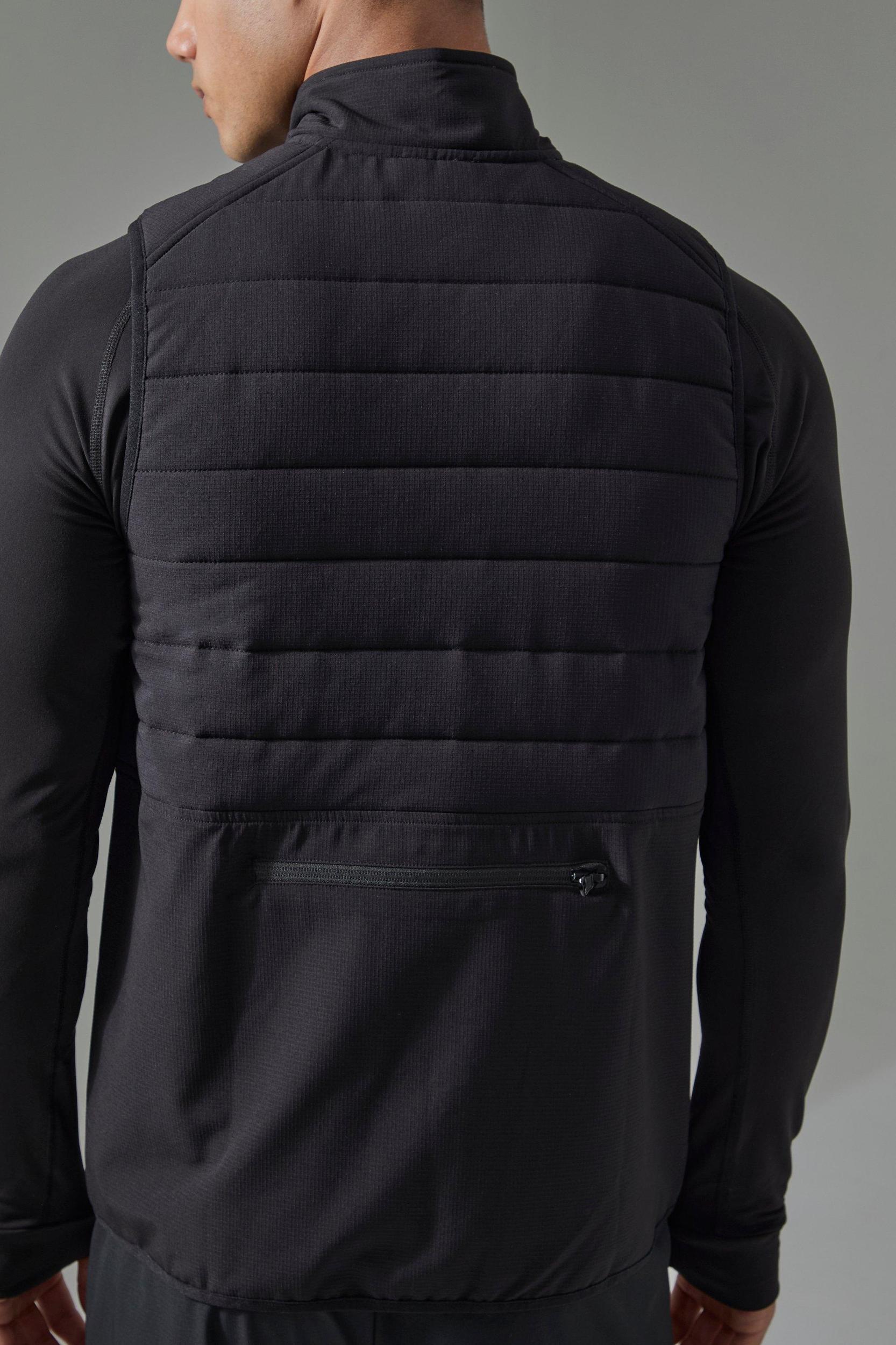 Man Active Shower Resist Packable Vest | boohooMAN USA Product Image