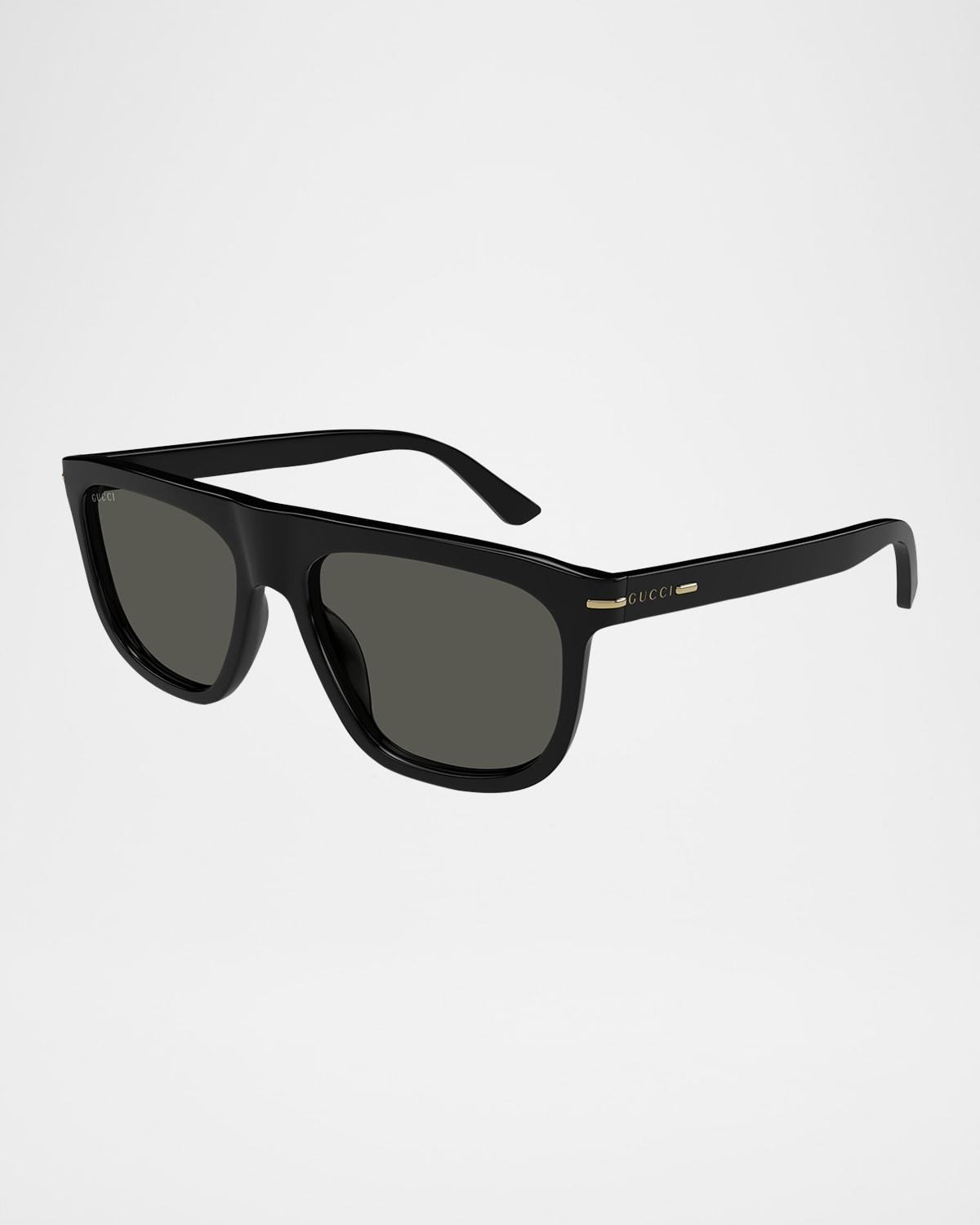 Mens GG1726SM Acetate Rectangle Sunglasses Product Image