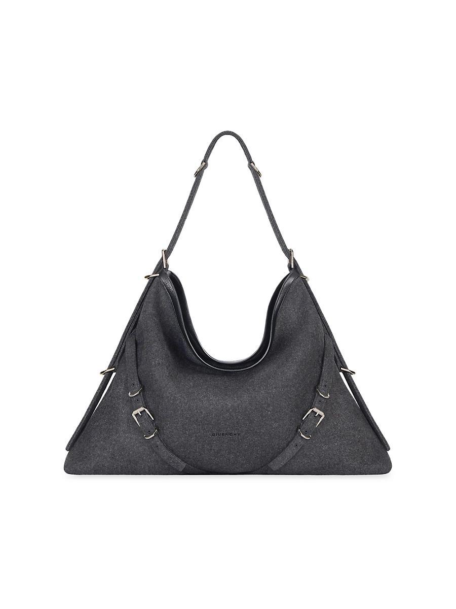 Womens Large Voyou Shoulder Bag in Cashmere Product Image