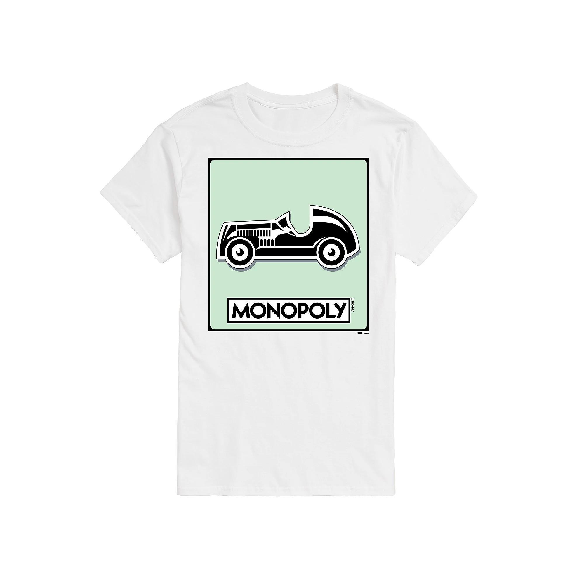 Big & Tall Monopoly Car Game Token Graphic Tee, Mens Product Image