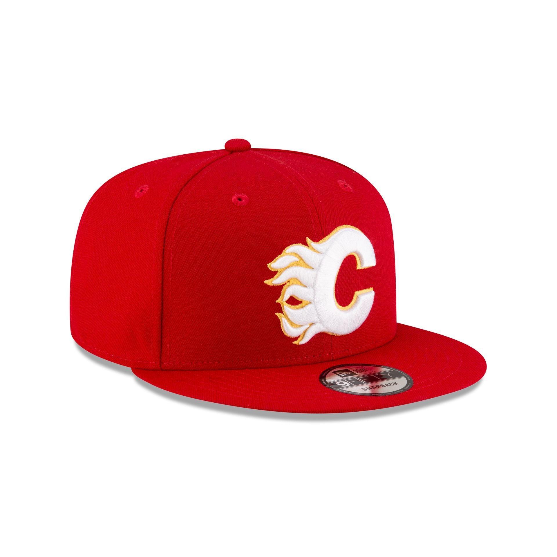 Calgary Flames Red 9FIFTY Snapback Hat Male Product Image