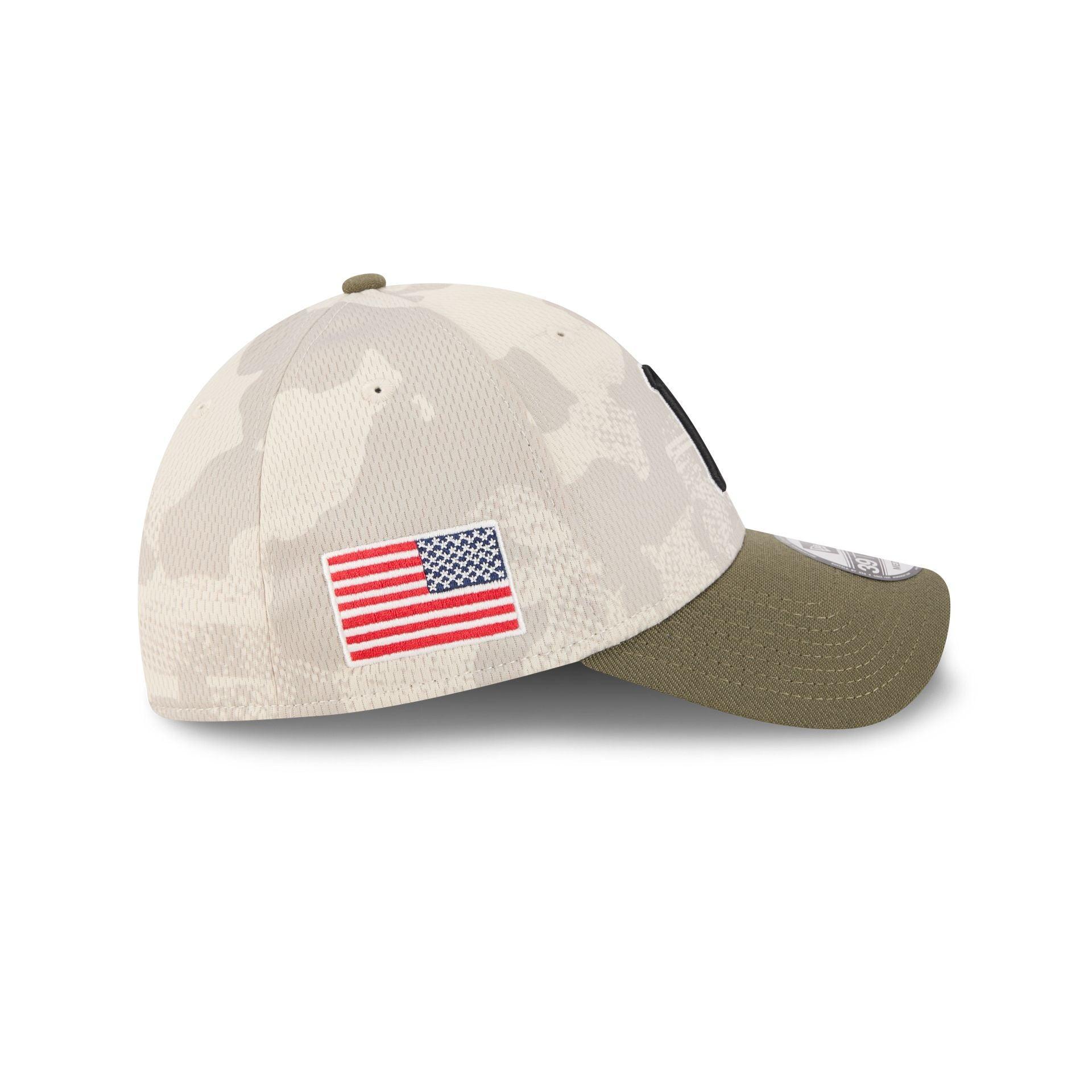 Pittsburgh Pirates Armed Forces Day 2025 39THIRTY Stretch Fit Hat Male Product Image