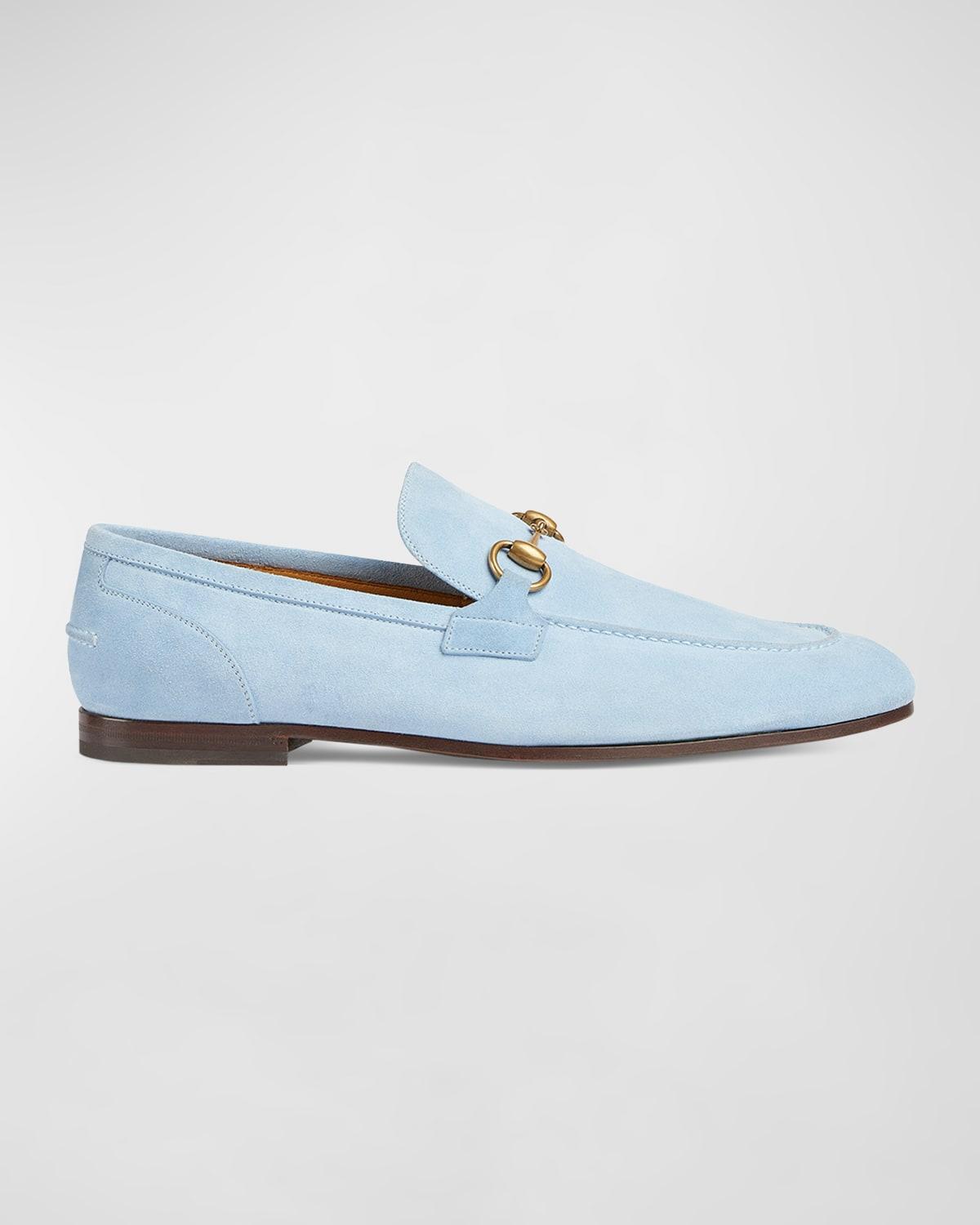 Ferragamo Mens Bloom Leather Loafers Product Image