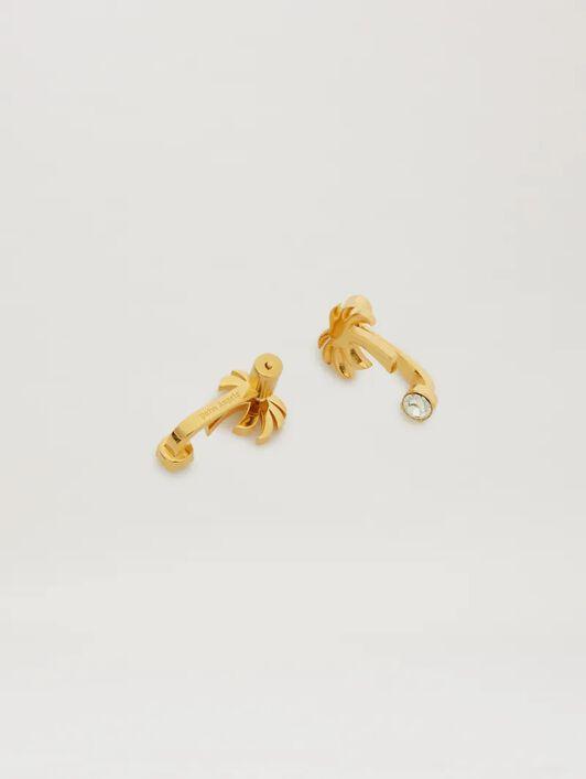 STRASS PALM EARRINGS Product Image