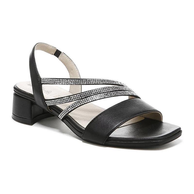 LifeStride Joy Women's Slingback Rhinestone Heels, Size: 9, Silver Product Image