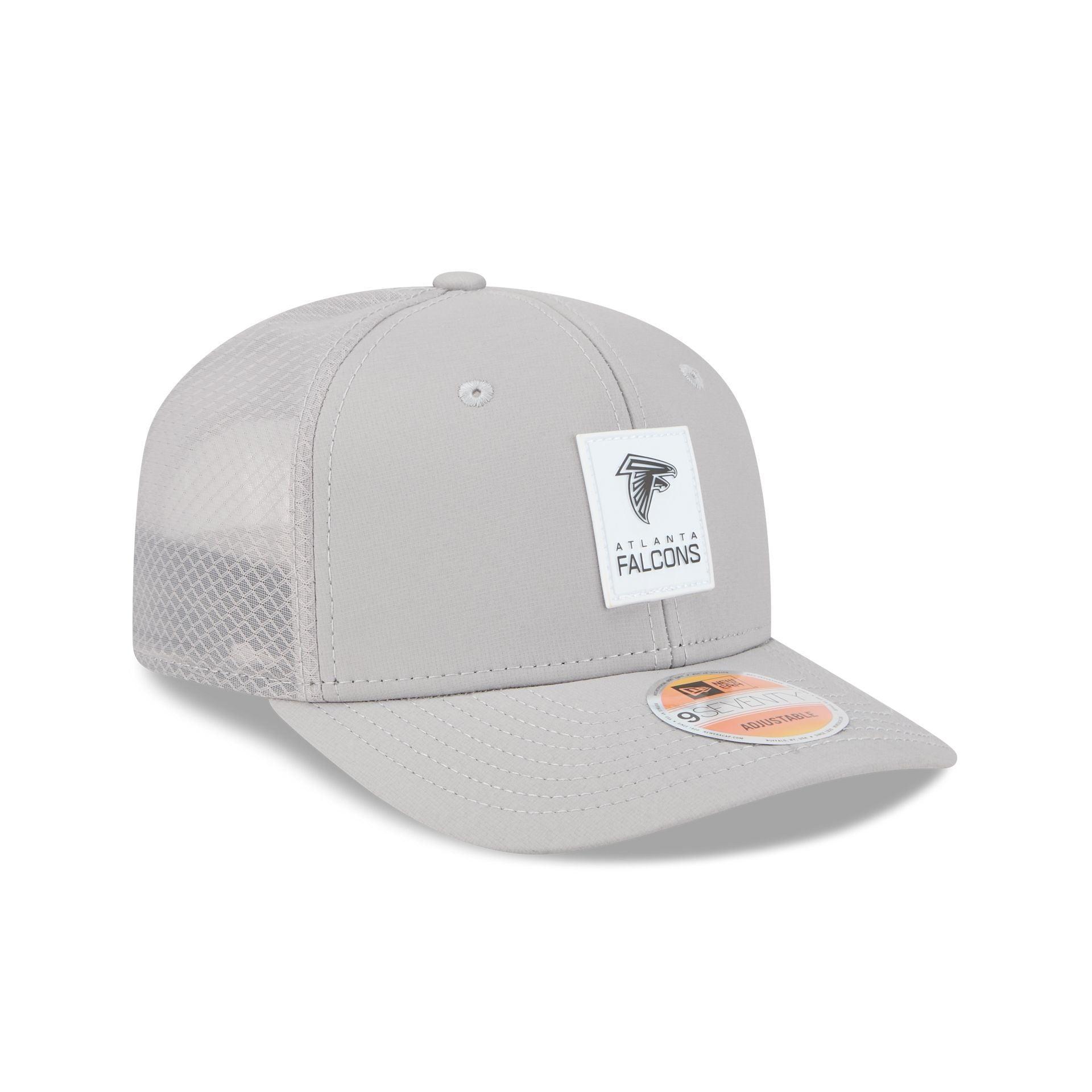 Atlanta Falcons 2025 Sideline Hot Weather Gray 9SEVENTY Trucker Hat Male Product Image