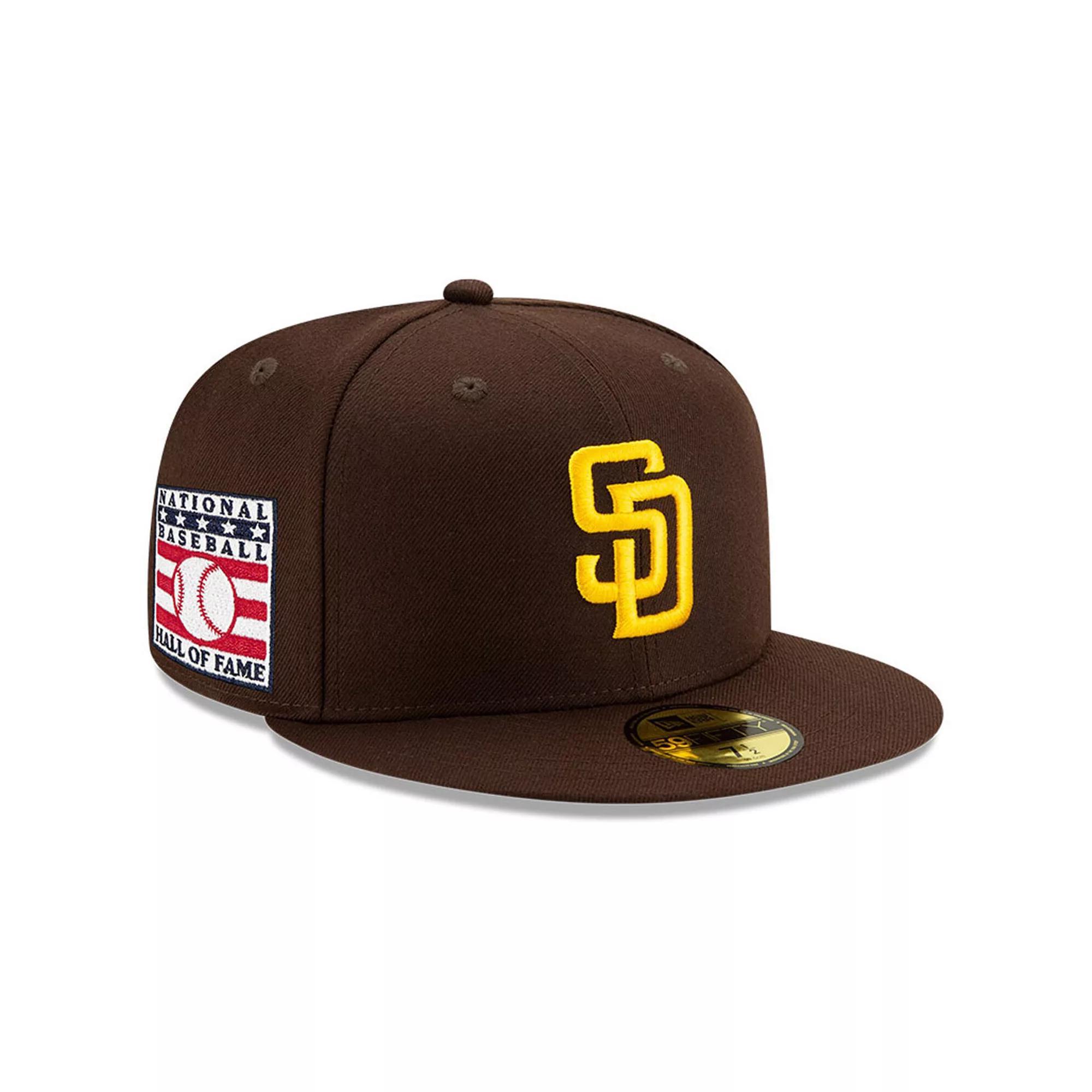 Men's New Era Brown San Diego Padres National Baseball Hall of Fame 59FIFTY Fitted Hat, Size: 7 1/2 Product Image