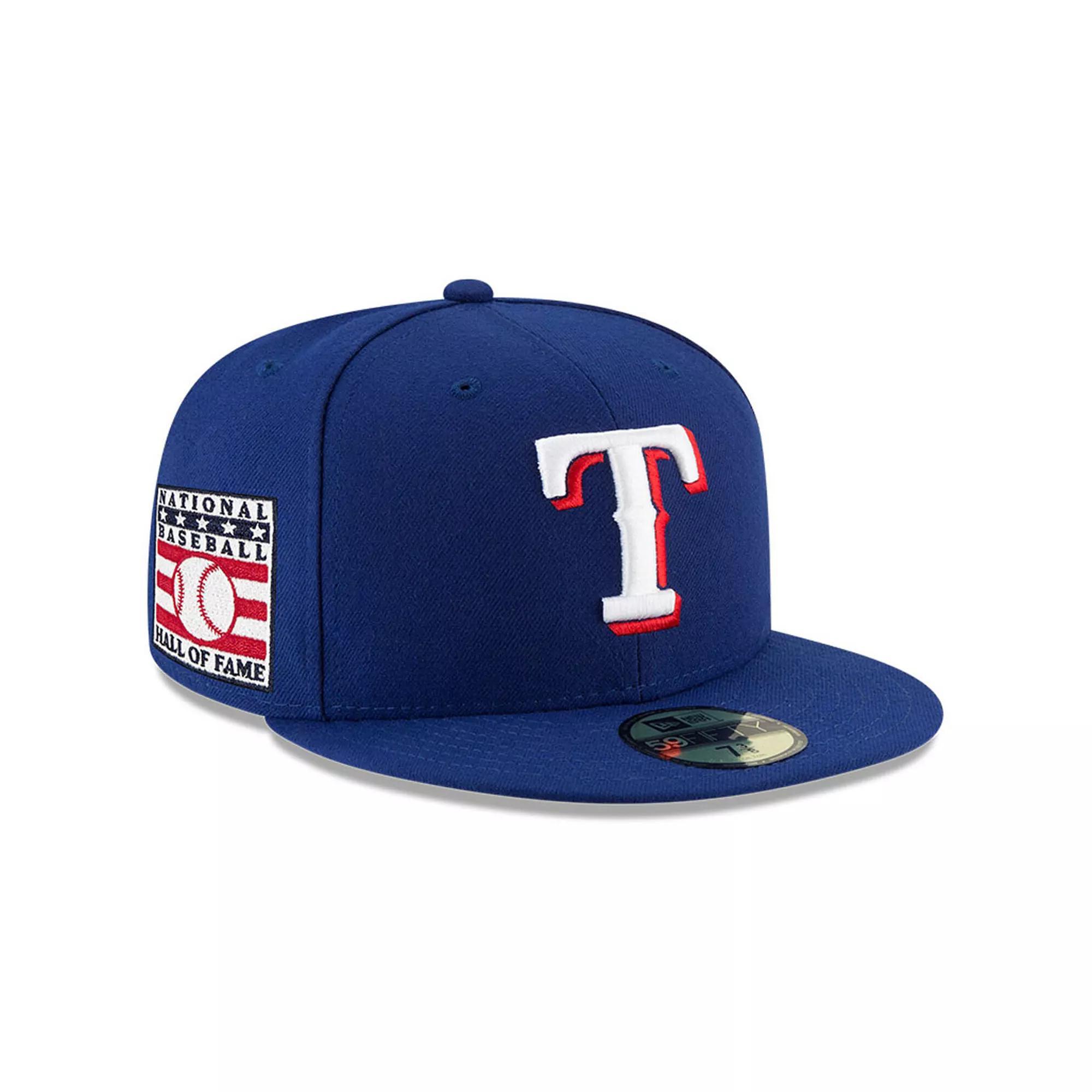 Men's New Era Royal Texas Rangers National Baseball Hall of Fame 59FIFTY Fitted Hat, Size: 8, Blue Product Image