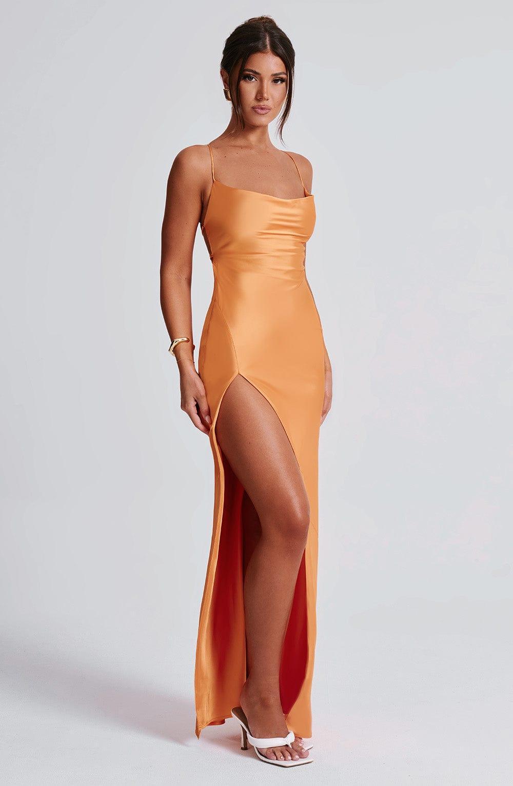 Misha Maxi Dress - Tangerine Product Image