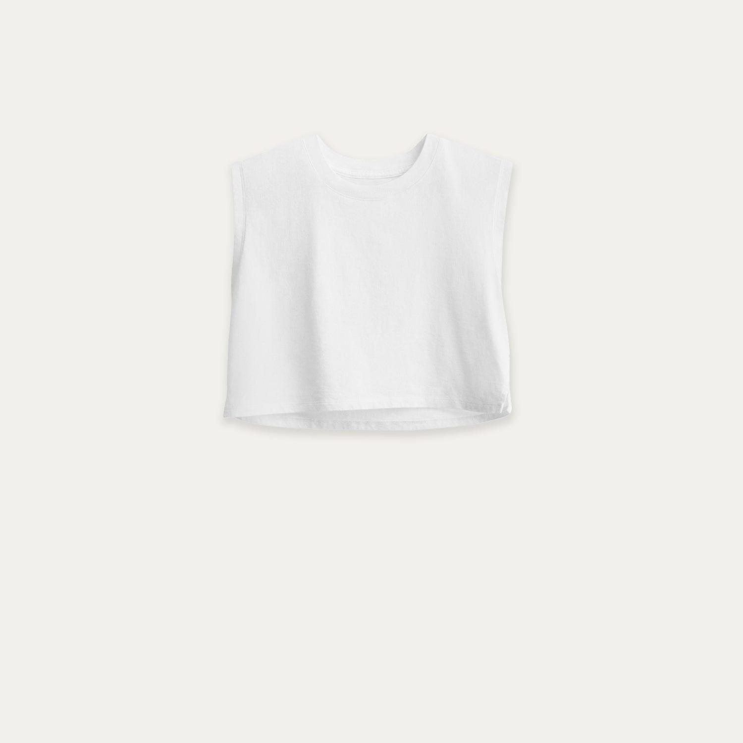 Women's Sleeveless Cropped Tee Female Product Image