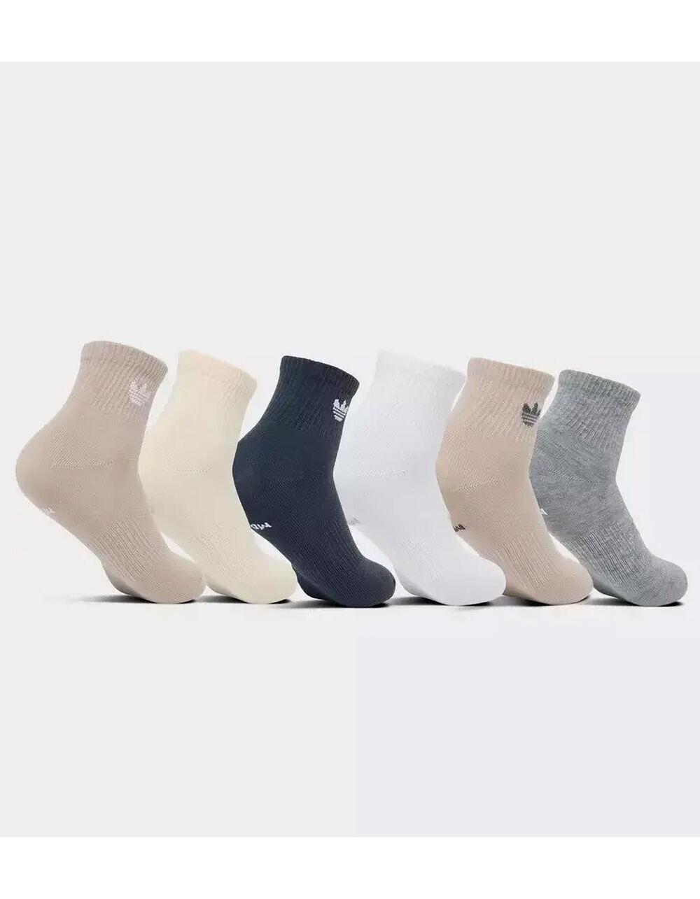ADIDAS Originals Superlite 6 Pack Womens Quarter Socks - MULTI Product Image