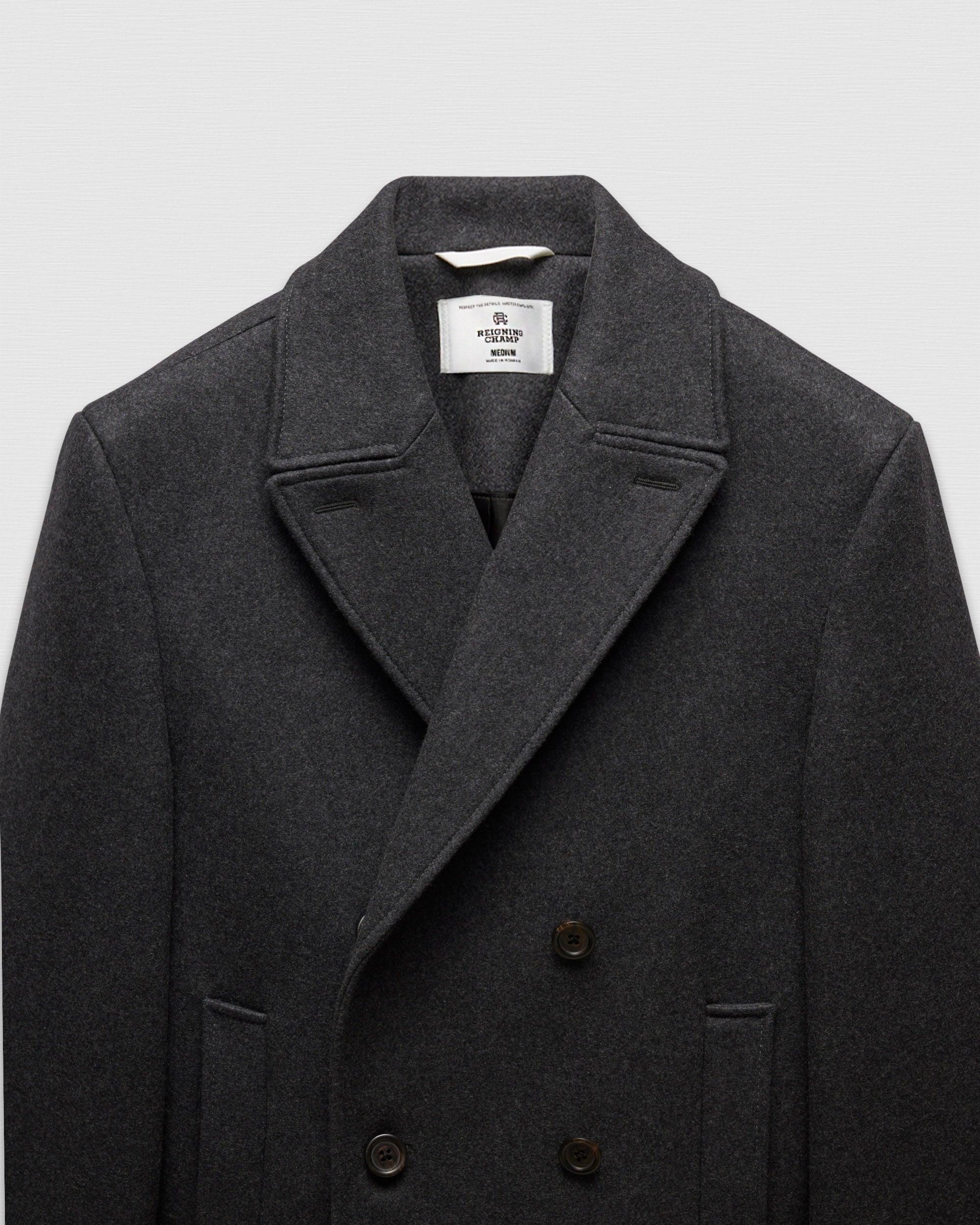 Wool Cashmere Polo Coat Male Product Image
