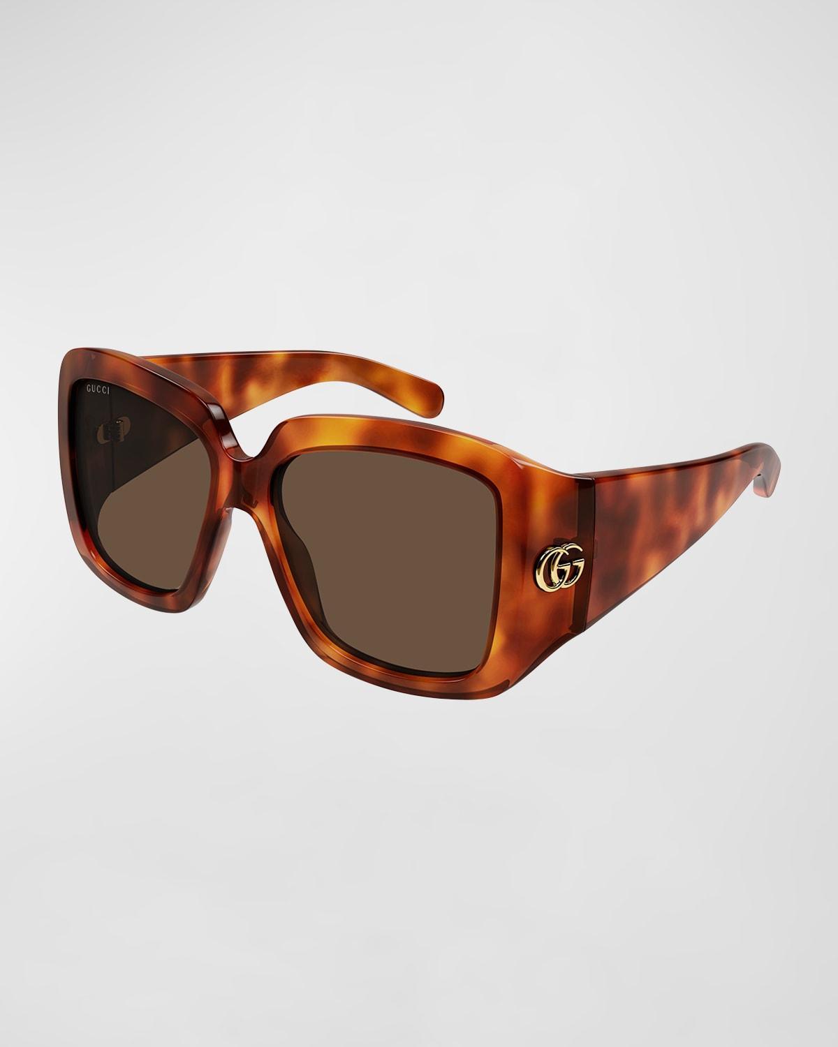 GG Plastic Rectangle Sunglasses Product Image