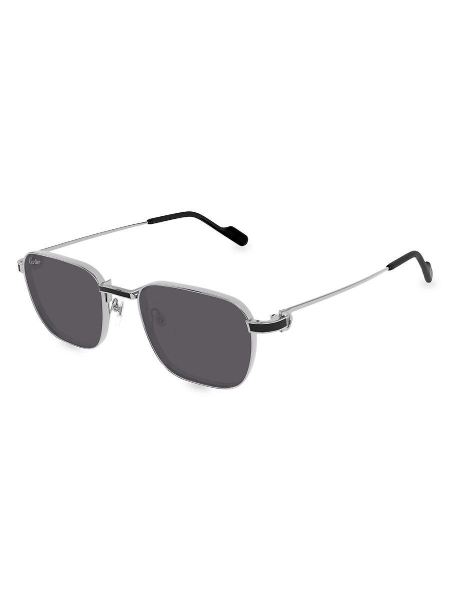 Mens Premire De Cartier CT0499S 54MM Rectangular Sunglasses Product Image