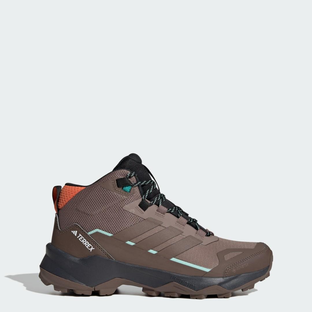 adidas Terrex Skychaser AX5 Mid GORE-TEX Hiking Shoes Carbon 10.5 Womens Product Image