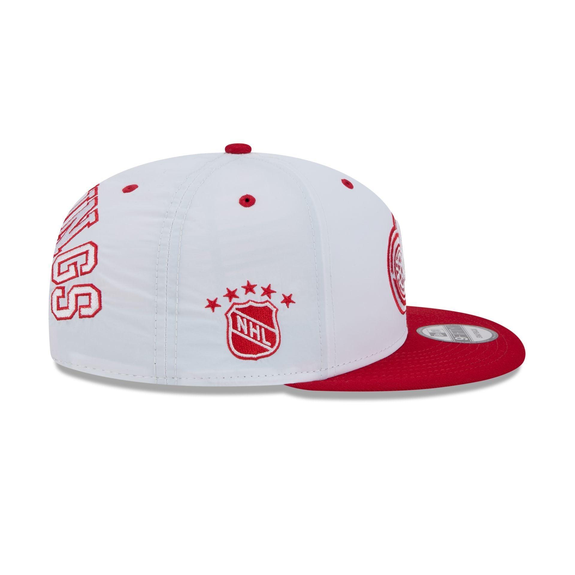 Detroit Red Wings Vintage Satin 9FIFTY Snapback Hat Male Product Image