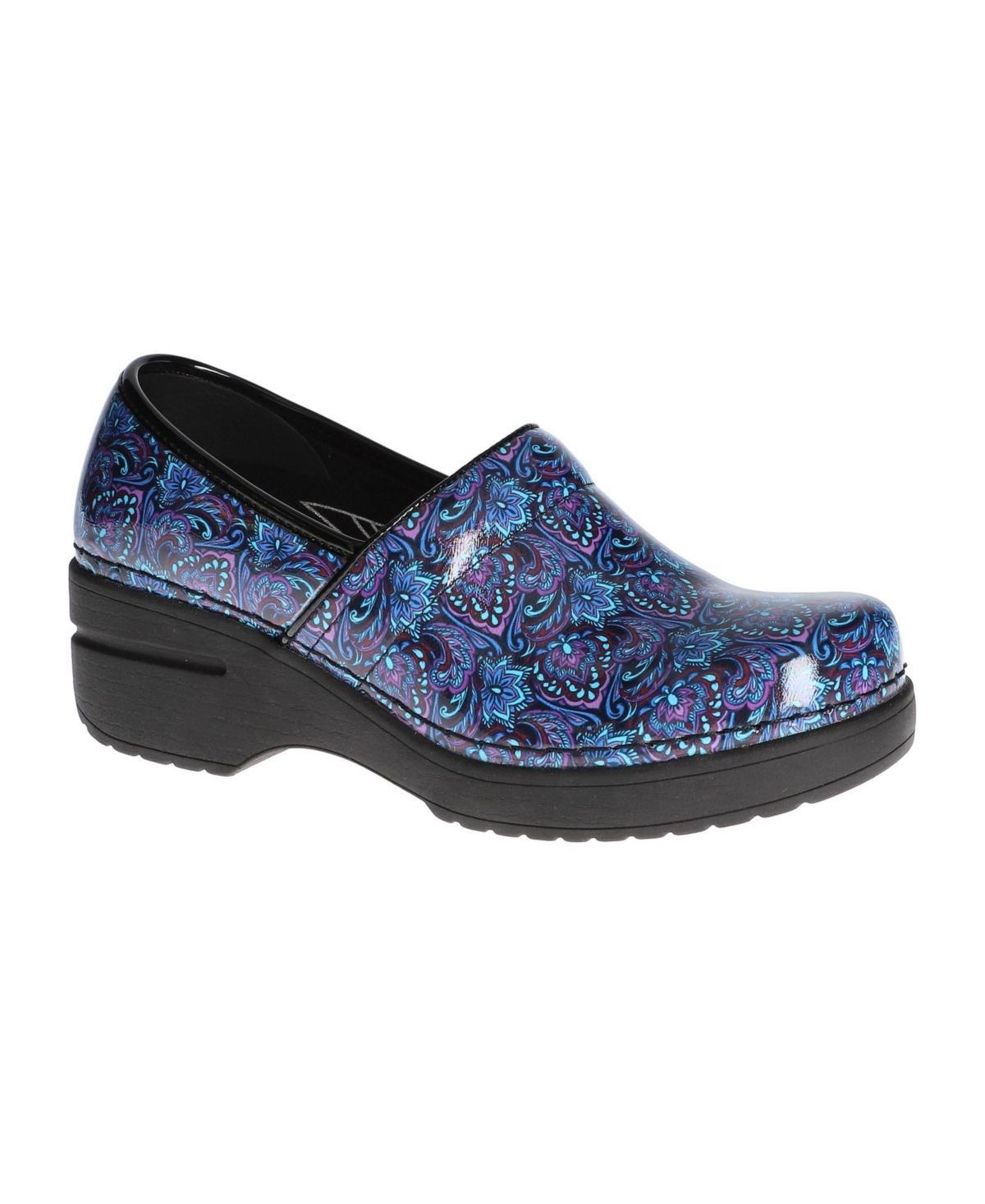 Easy Works by Easy Street Lead Women's Slip-Resistant Work Clogs, Size: 9.5 Wide, Black Tooled Product Image
