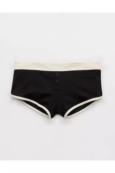 Aerie Shine Cheeky Boyshort Bikini Bottom Women's Product Image