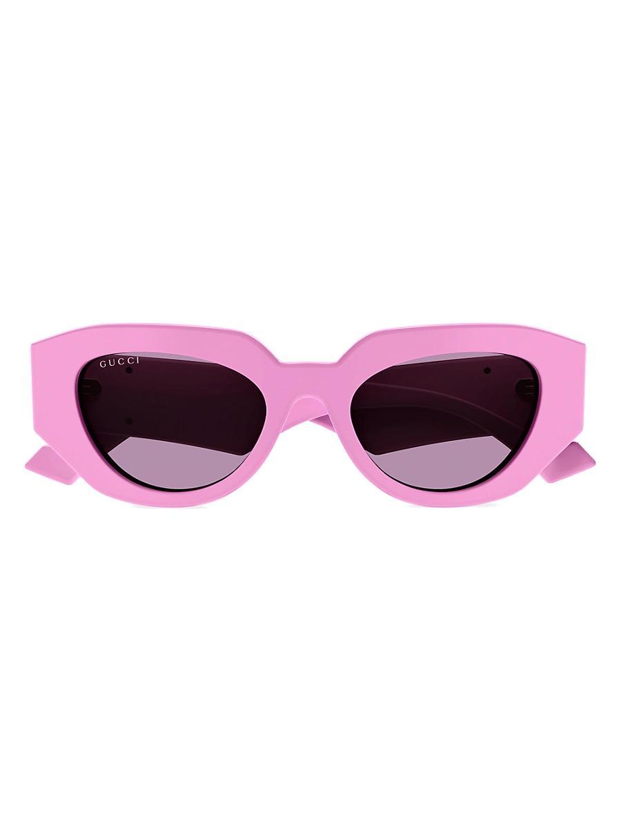 Geometric Acetate Butterfly Sunglasses Product Image