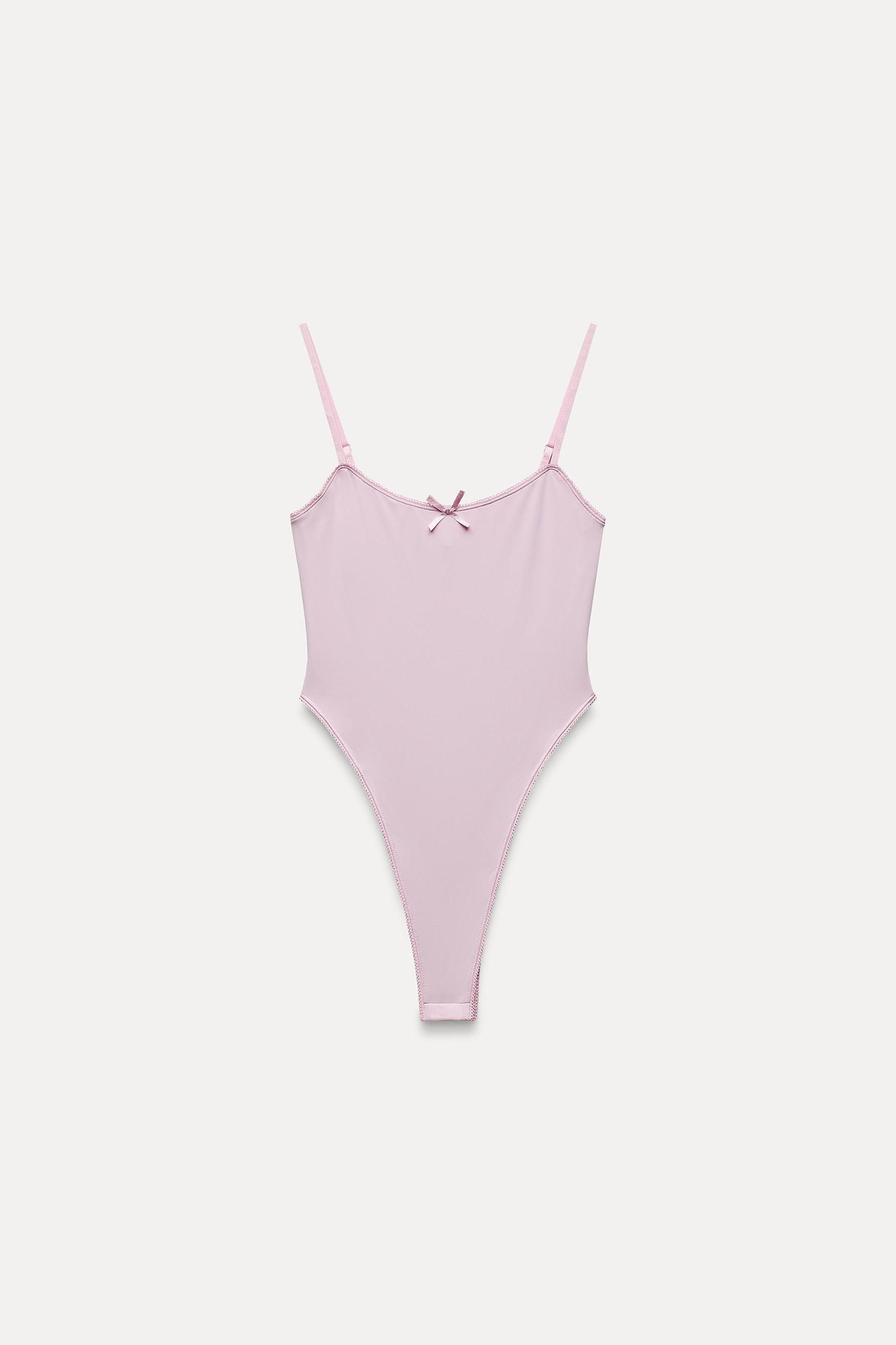 POLYAMIDE BOW BODYSUIT Product Image