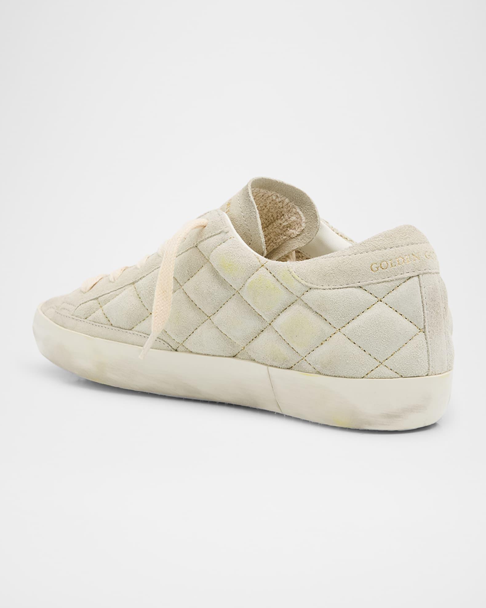 Superstar Quilted Mixed Leather Low-Top Sneakers Product Image