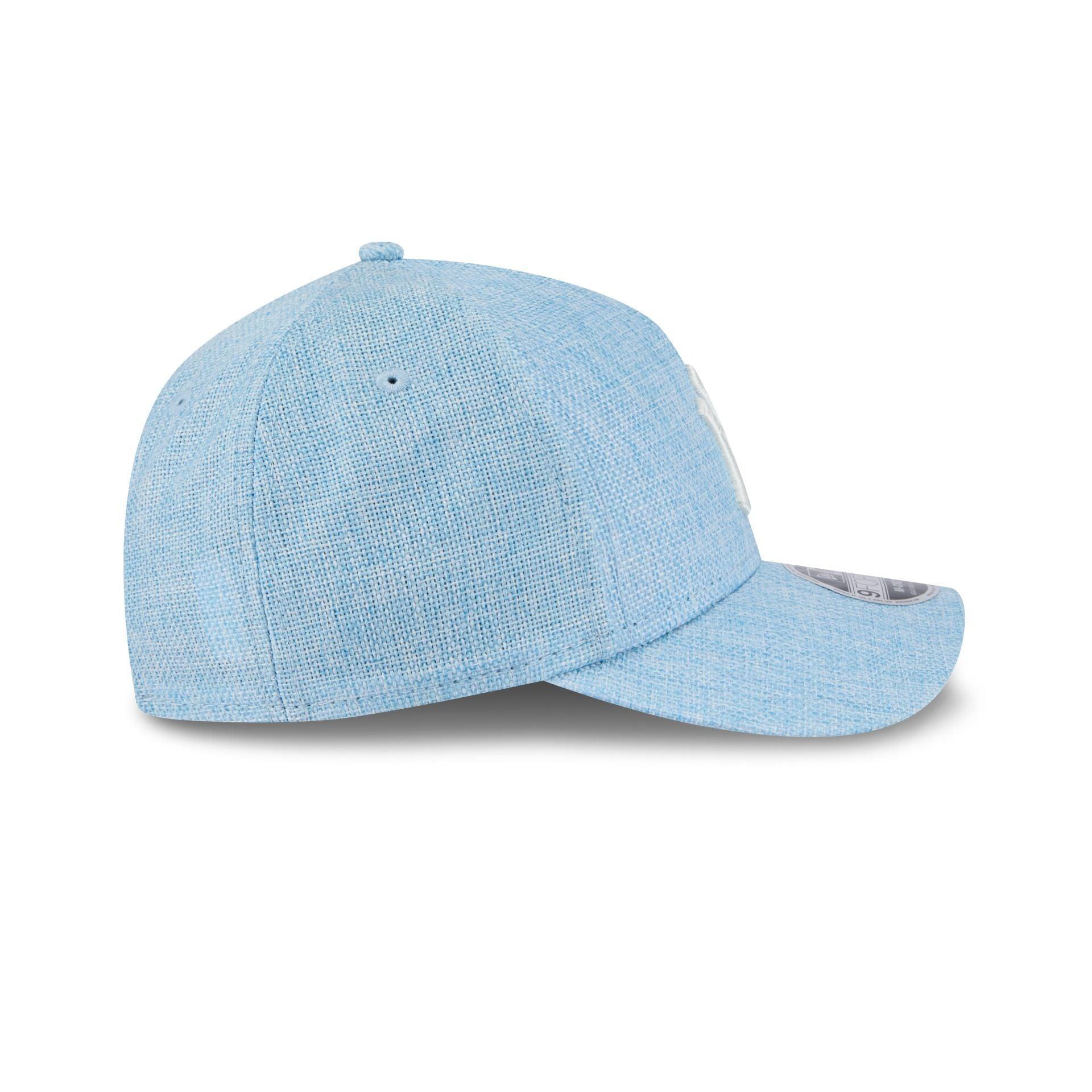 Miami Heat Cotton Weaver Blue 9FORTY M-Crown A-Frame Snapback Hat Male Product Image