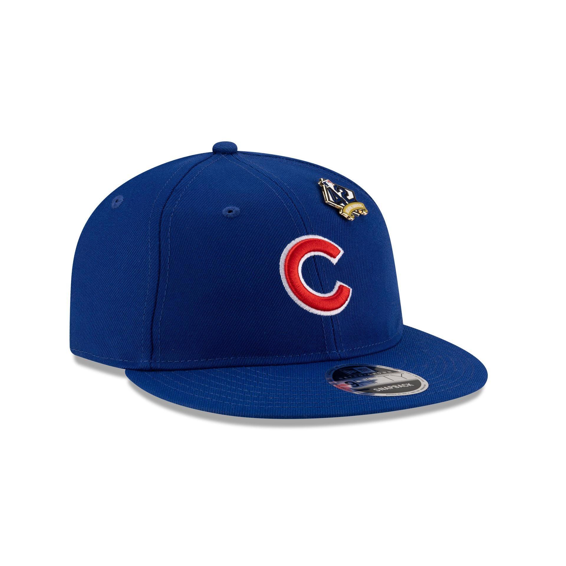 Chicago Cubs Jackie Robinson Day 2025 Retro Crown 9FIFTY Snapback Hat Male Product Image