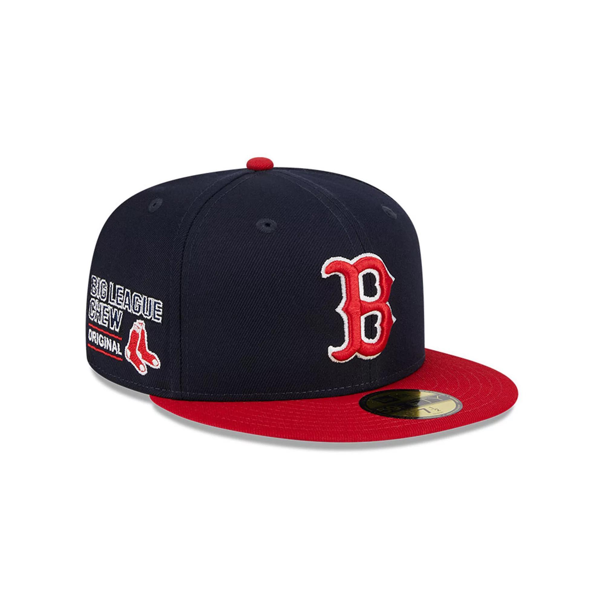 Men's New Era Navy Boston Red Sox Big League Chew Team 59FIFTY Fitted Hat, Size: 7 3/8, Blue Product Image