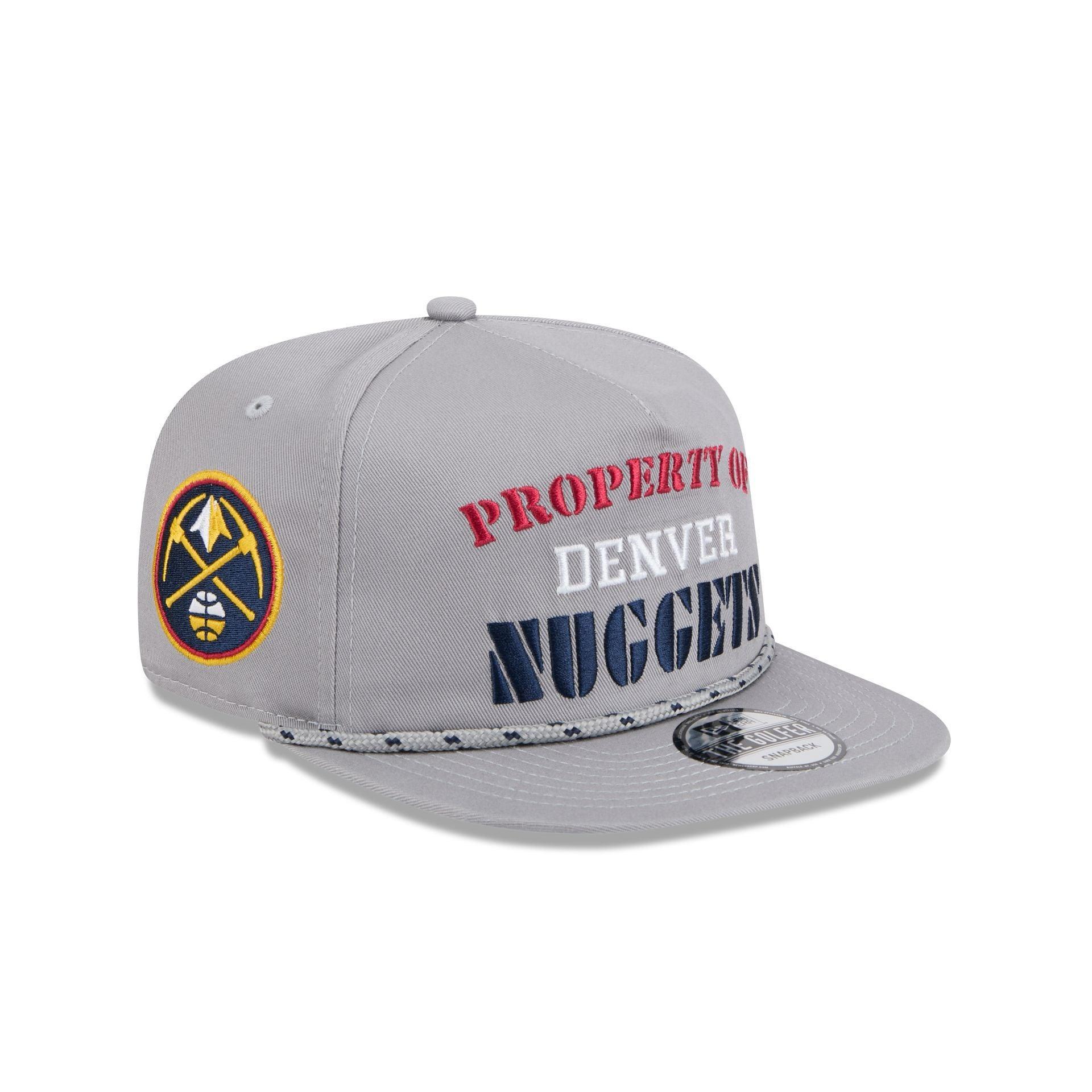 Denver Nuggets Vintage Gray Rope Golfer Hat Male Product Image