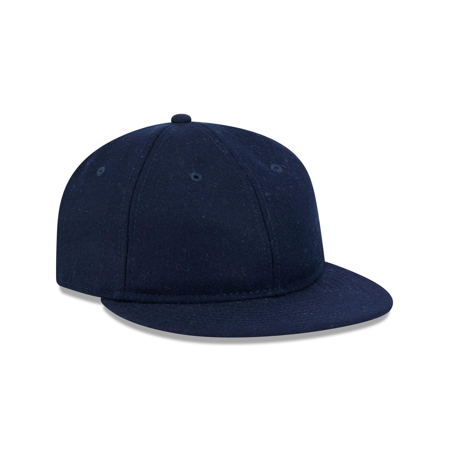 New Era Cap Navy Melton Wool Retro Crown 9FIFTY Adjustable Hat Male Product Image