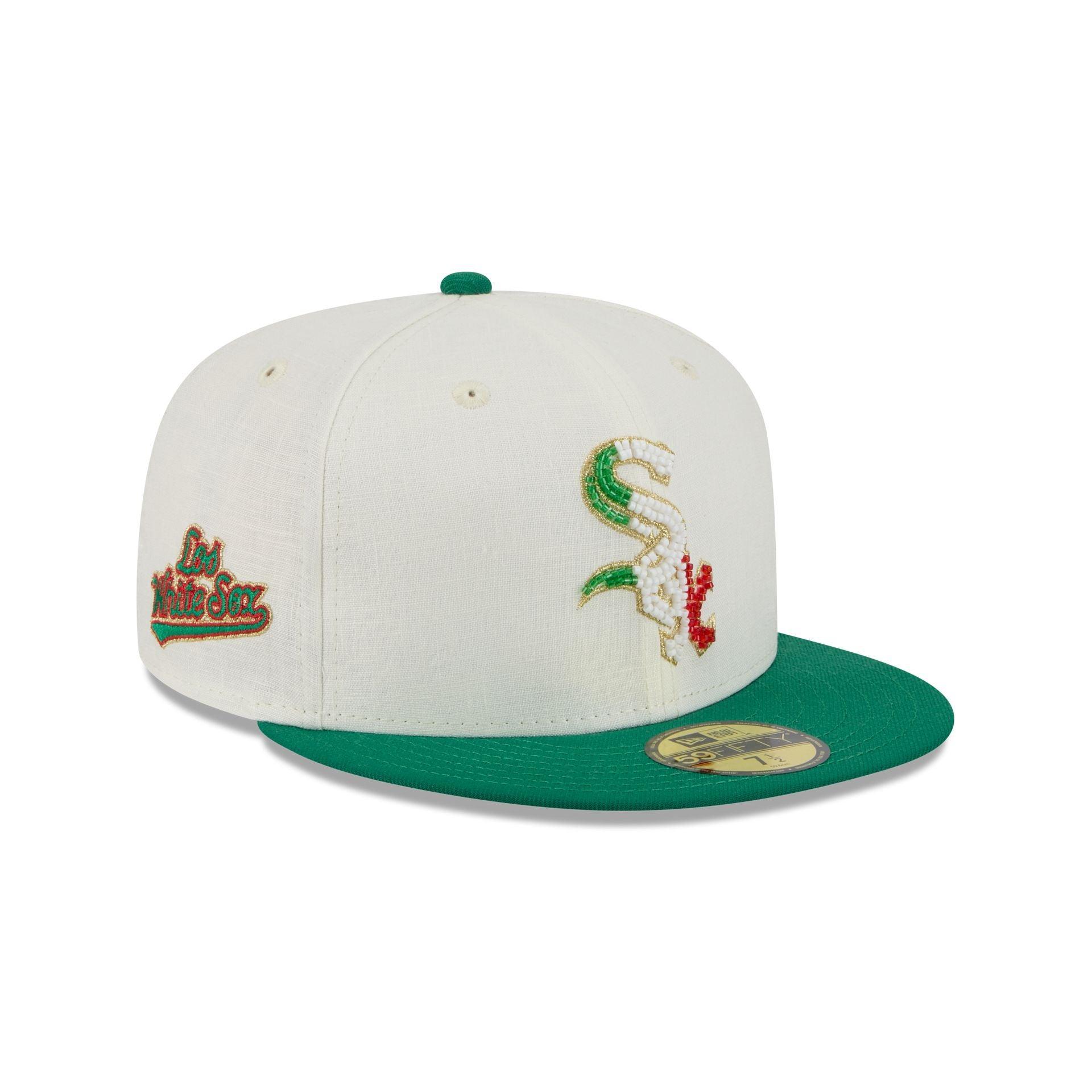 Chicago White Sox Beaded Linen 59FIFTY Fitted Hat Male Product Image