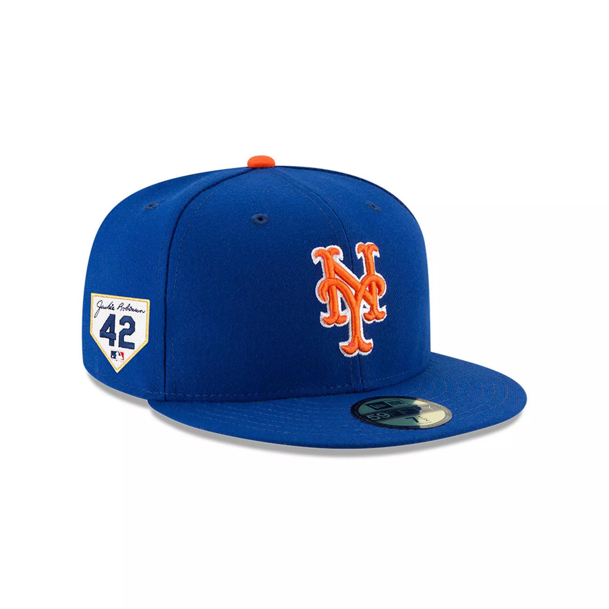 Men's New Era Royal New York Mets 2023 Jackie Robinson Day 59FIFTY Fitted Hat, Size: 7 1/2, Blue Product Image