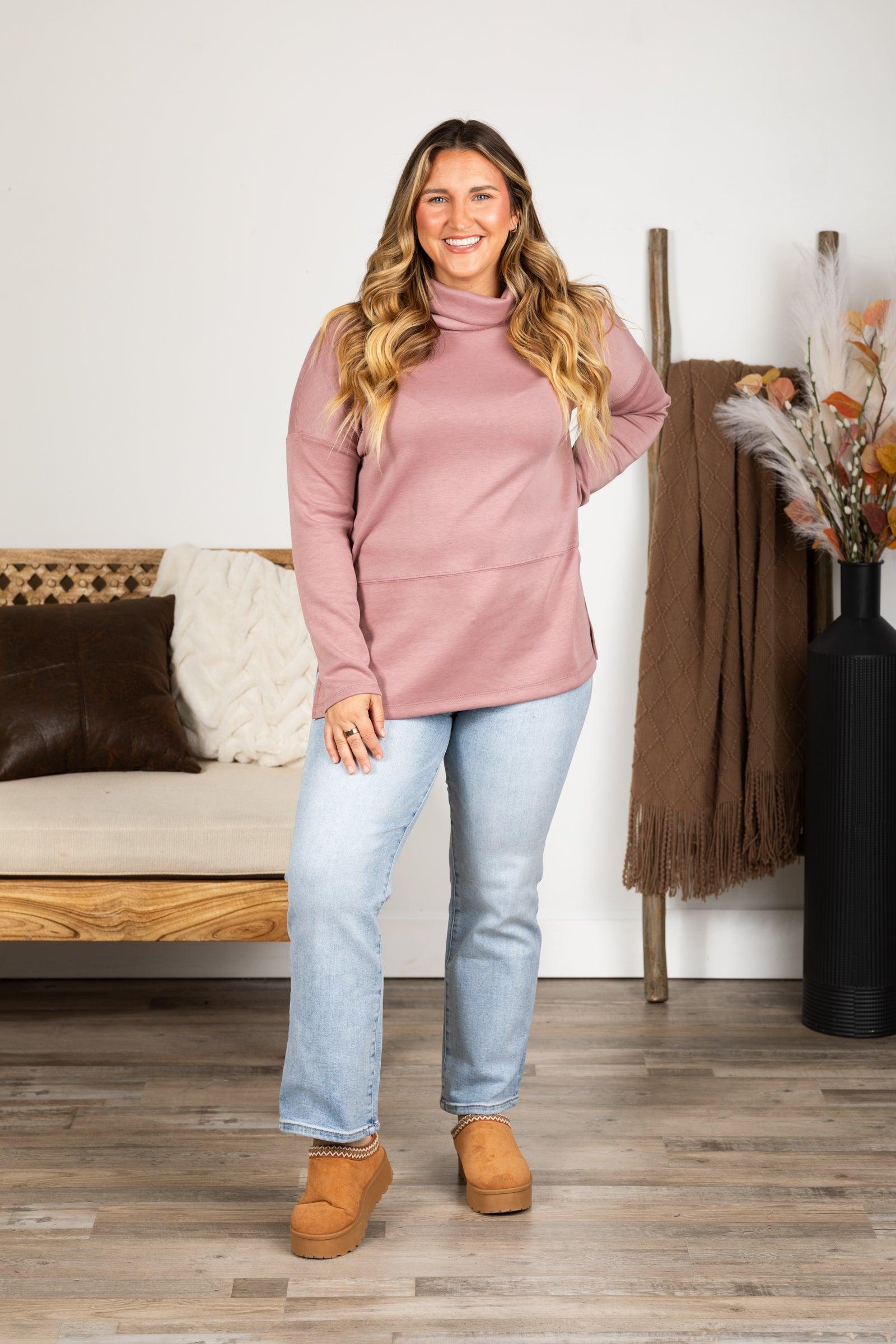 Scuba Sweatshirt With Side Slit Detail Product Image