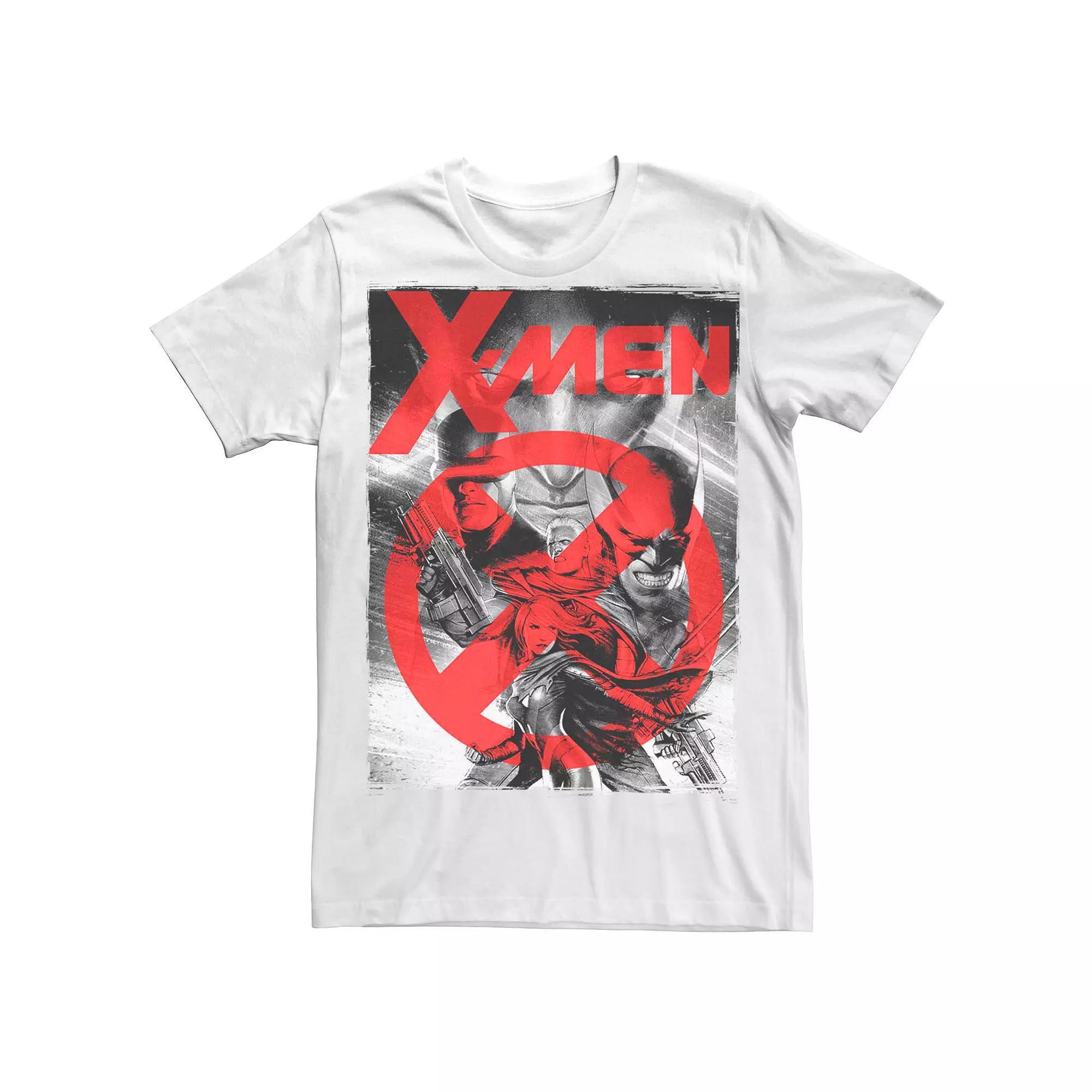Men's Marvel's X-Men Dark Tonal Poster Tee, Size: XXL, White Product Image