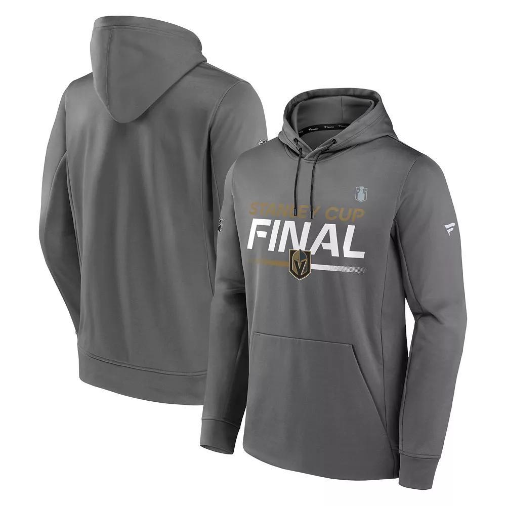 Men's Fanatics Branded  Gray Vegas Golden Knights 2023 Stanley Cup Final Authentic Pro Pullover Hoodie, Size: XL, Lvk Grey Product Image