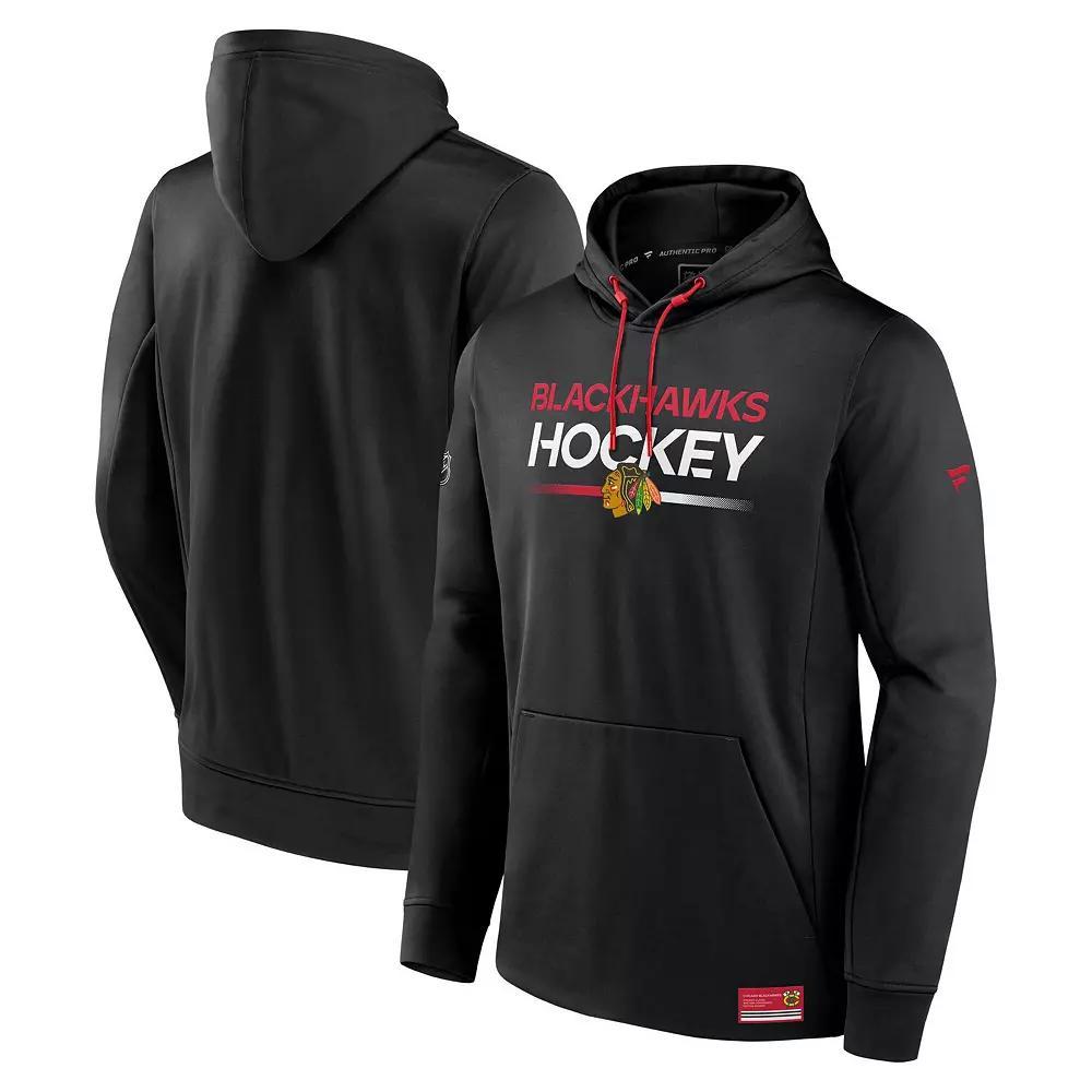 Men's Fanatics Branded  Gray Vegas Golden Knights Authentic Pro Pullover Hoodie, Size: Large, Lvk Charco Product Image