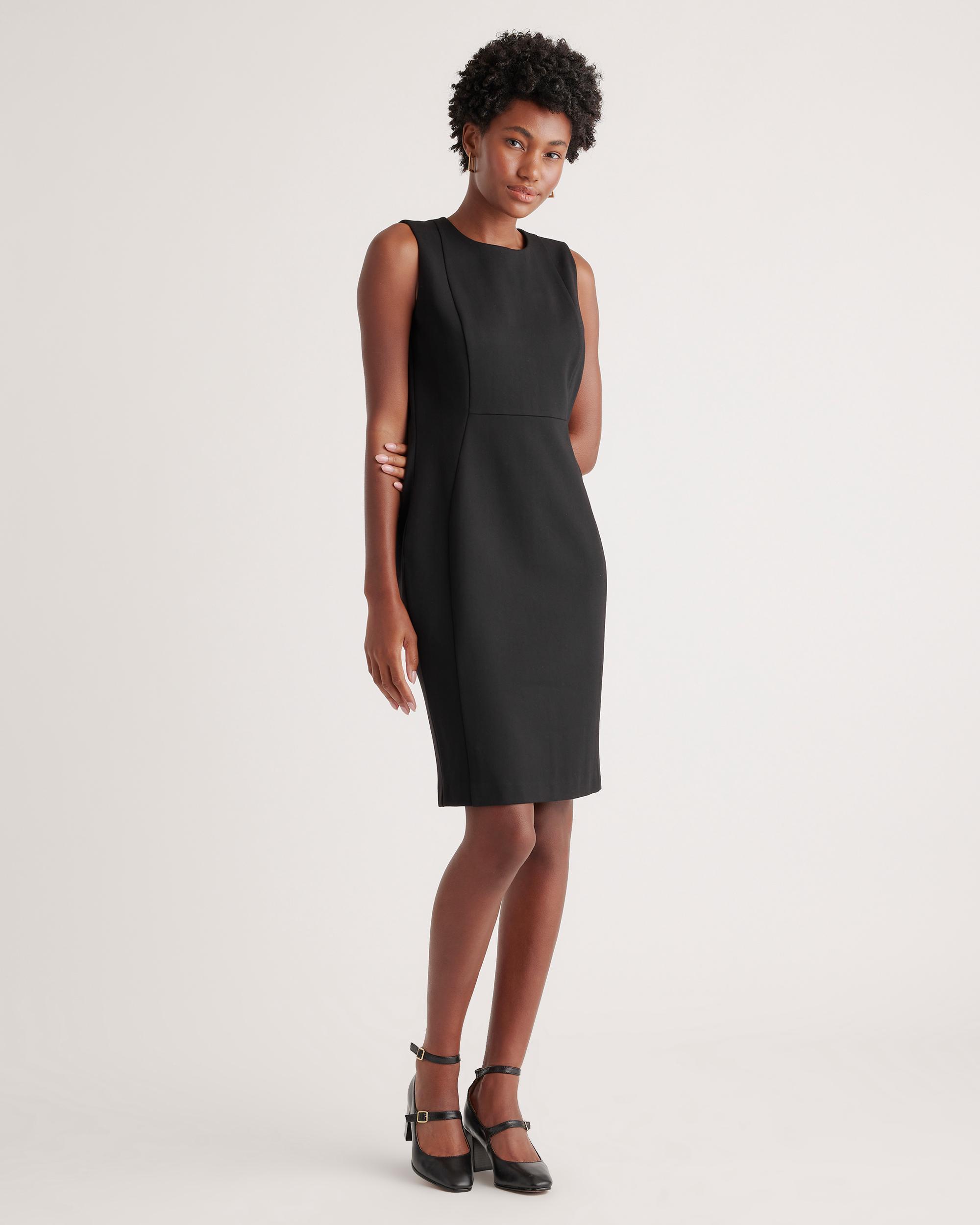 Quince | Women's Ultra-Stretch Ponte Sleeveless Dress Size XS, Rayon Product Image